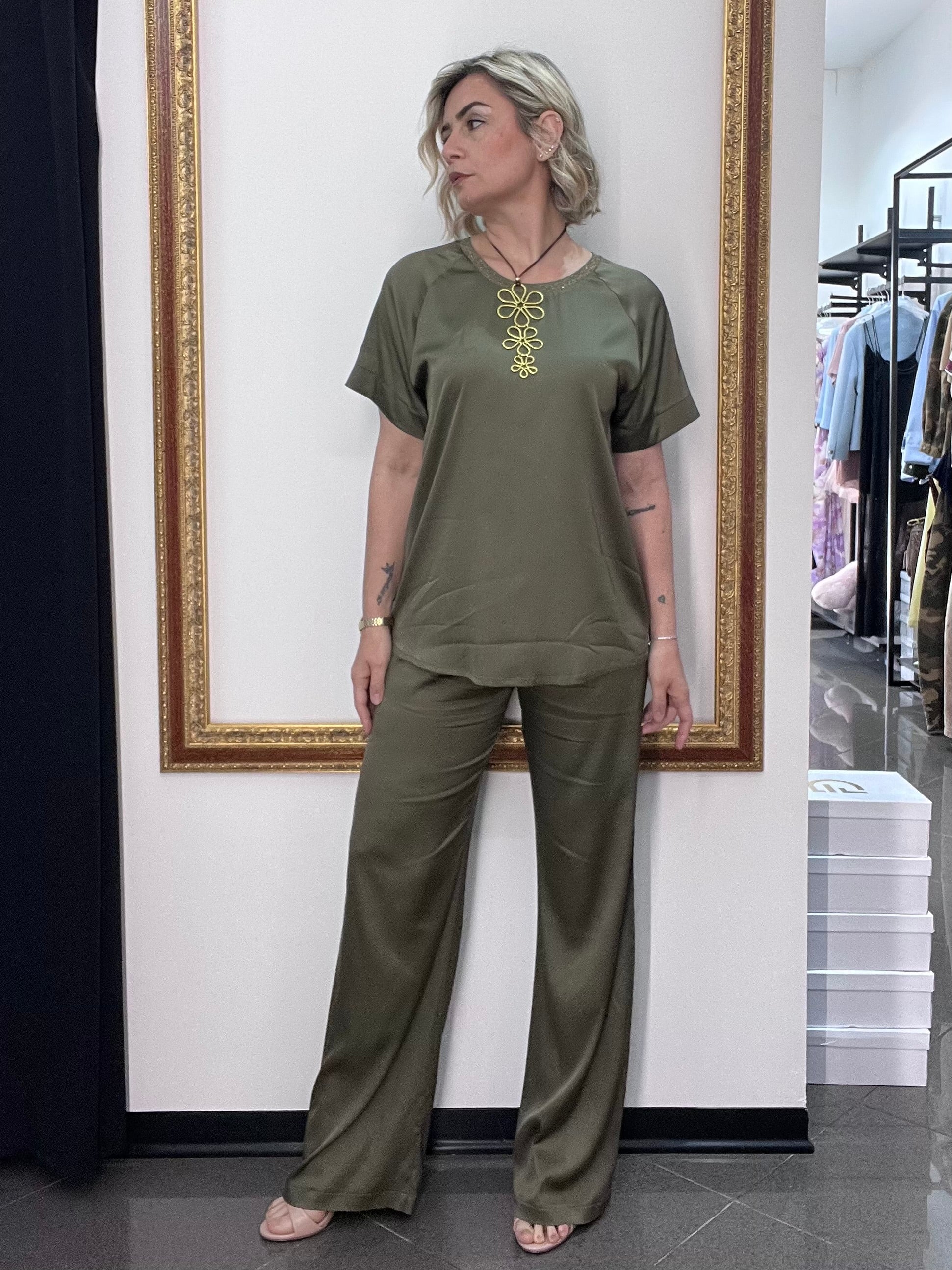 Pantalone Satin Emyo