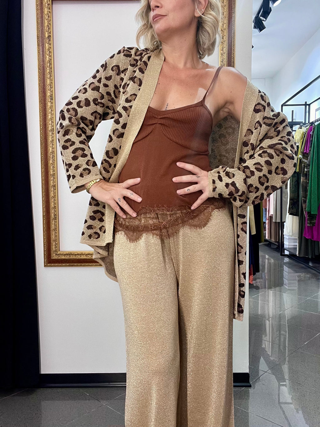 Cardigan Maculato Kontatto