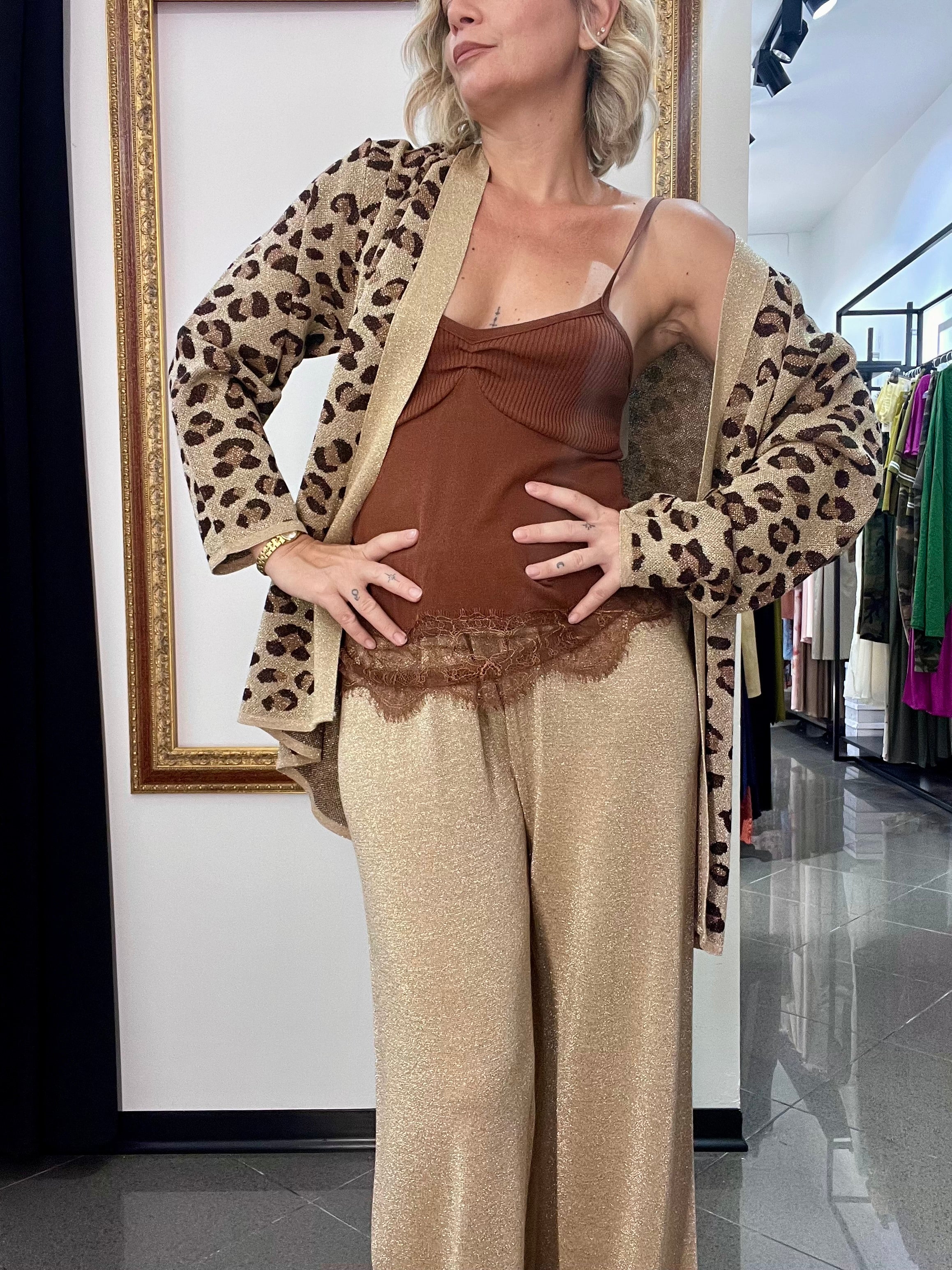 Cardigan Maculato Kontatto