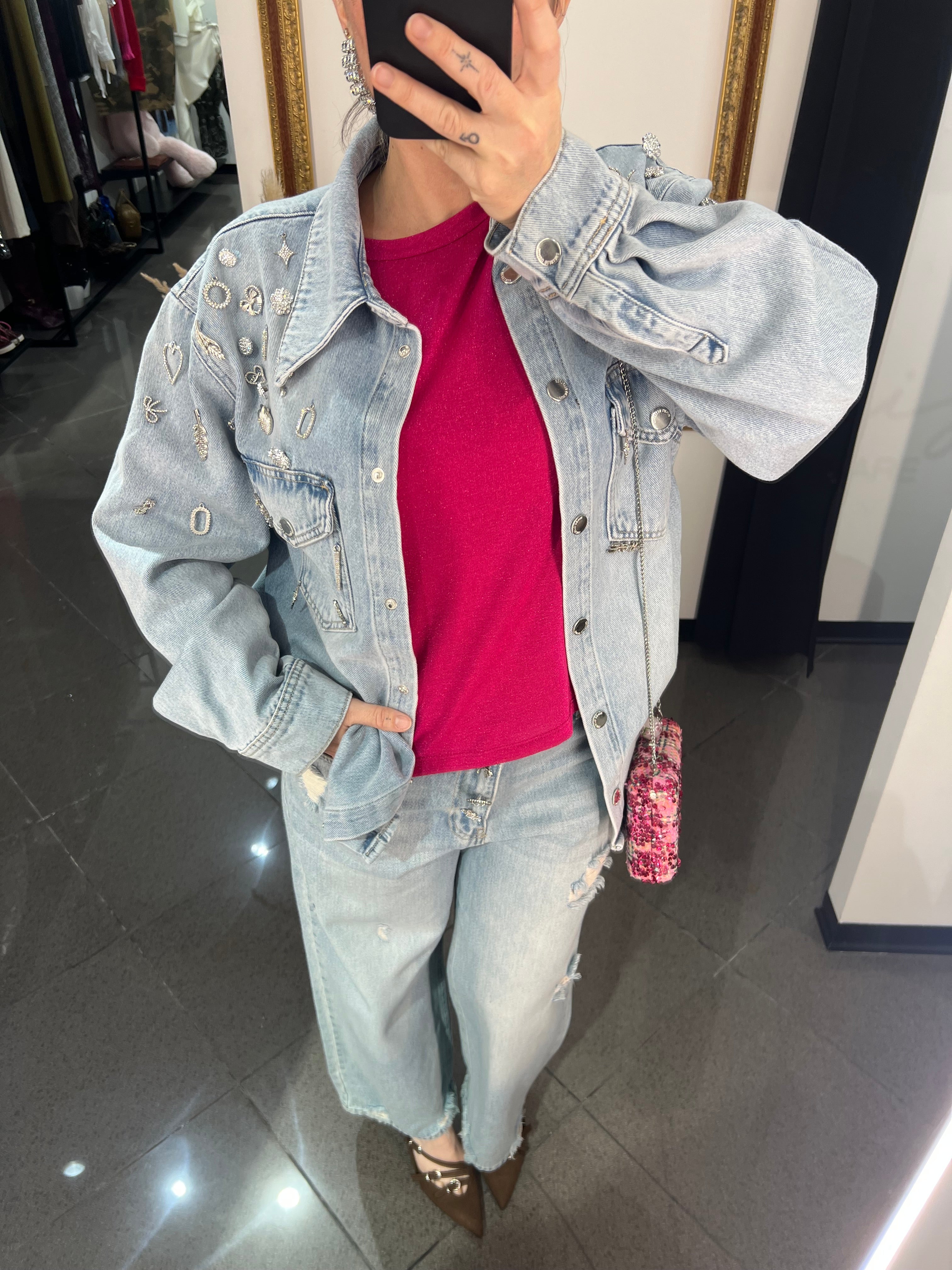 T-shirt Lurex Kontatto