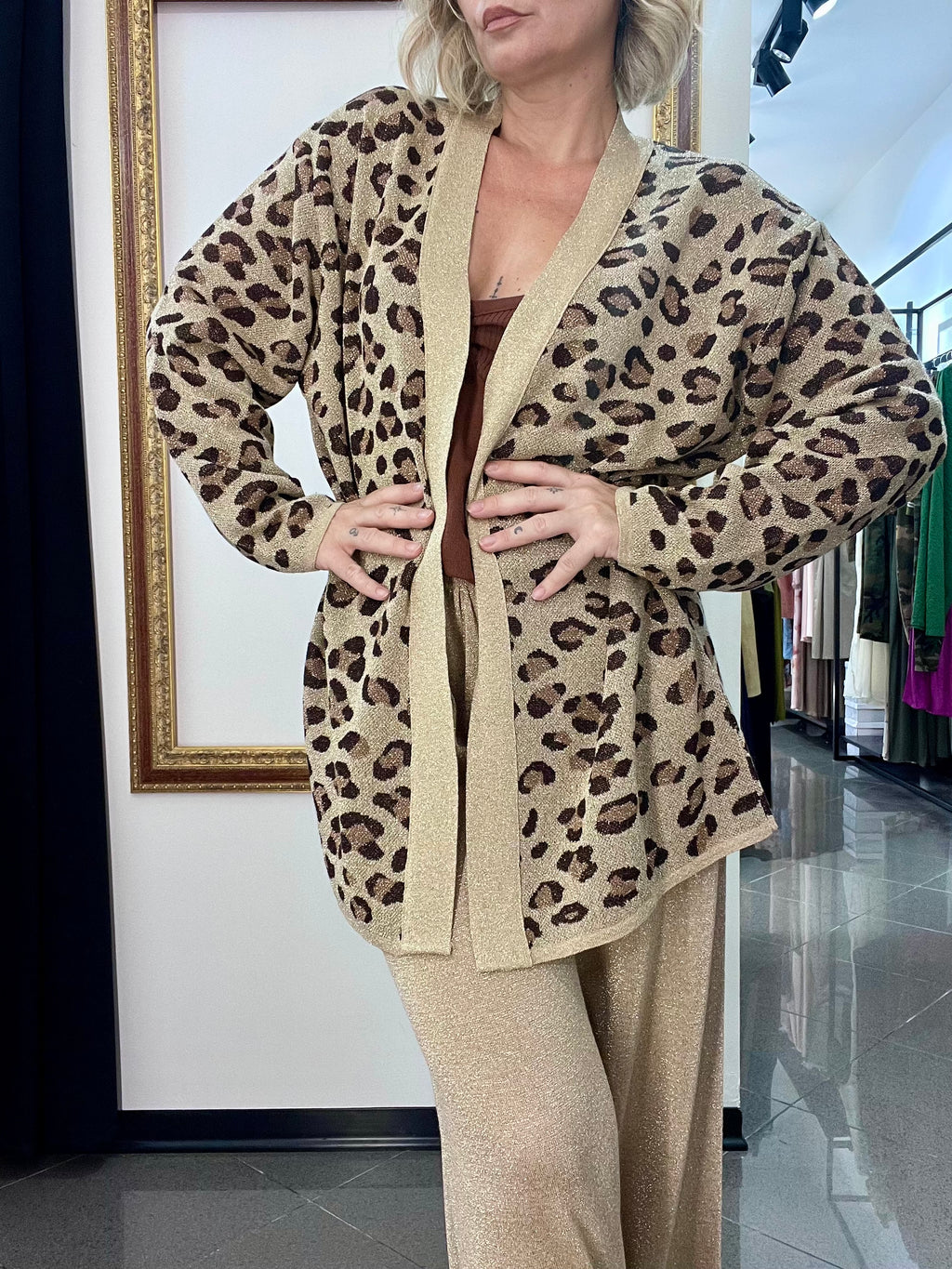 Cardigan Maculato Kontatto