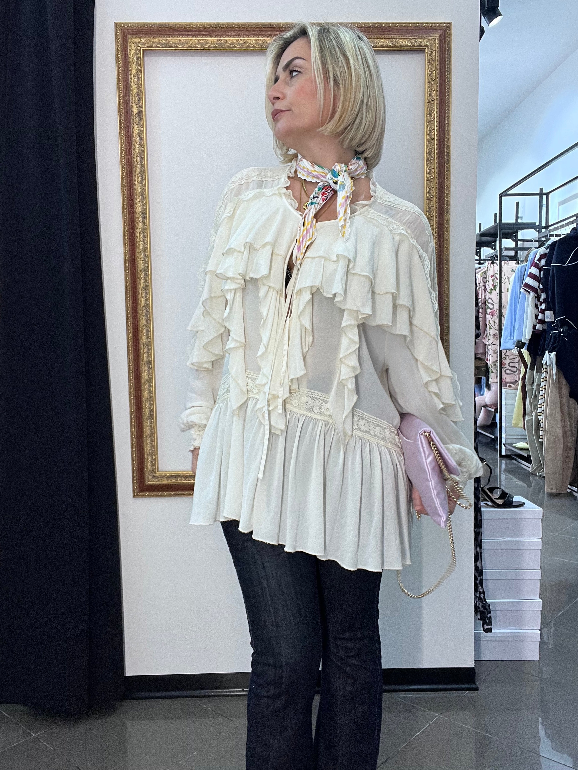 Blusa Rouches Kontatto