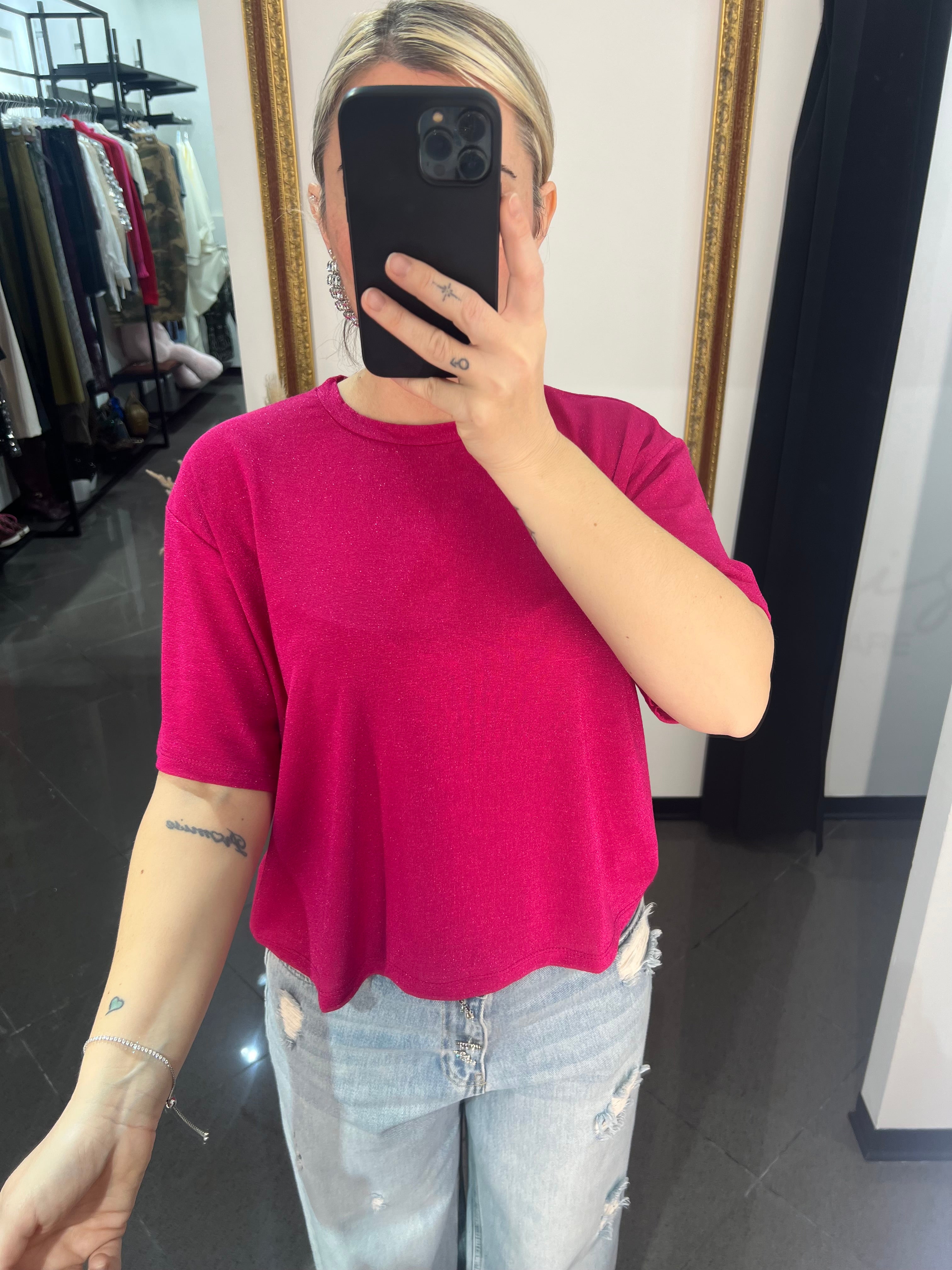 T-shirt Lurex Kontatto