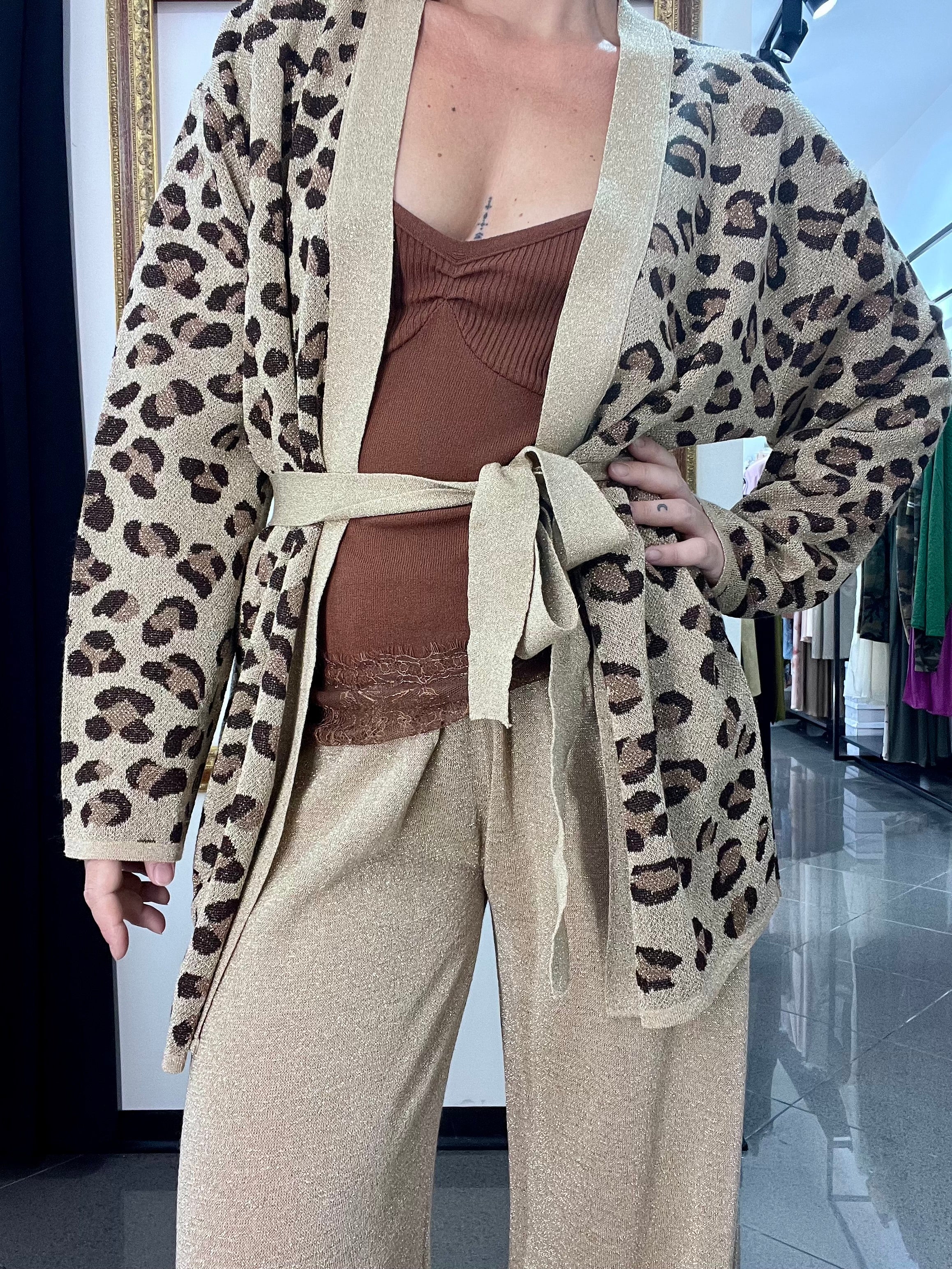 Cardigan Maculato Kontatto