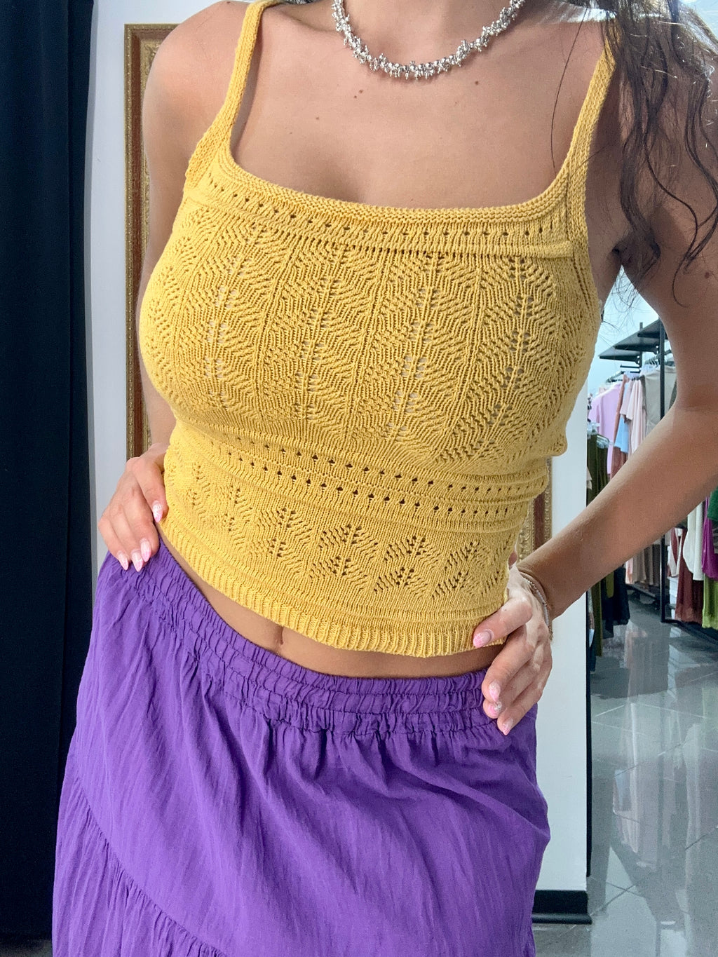Top Traforato Kontatto