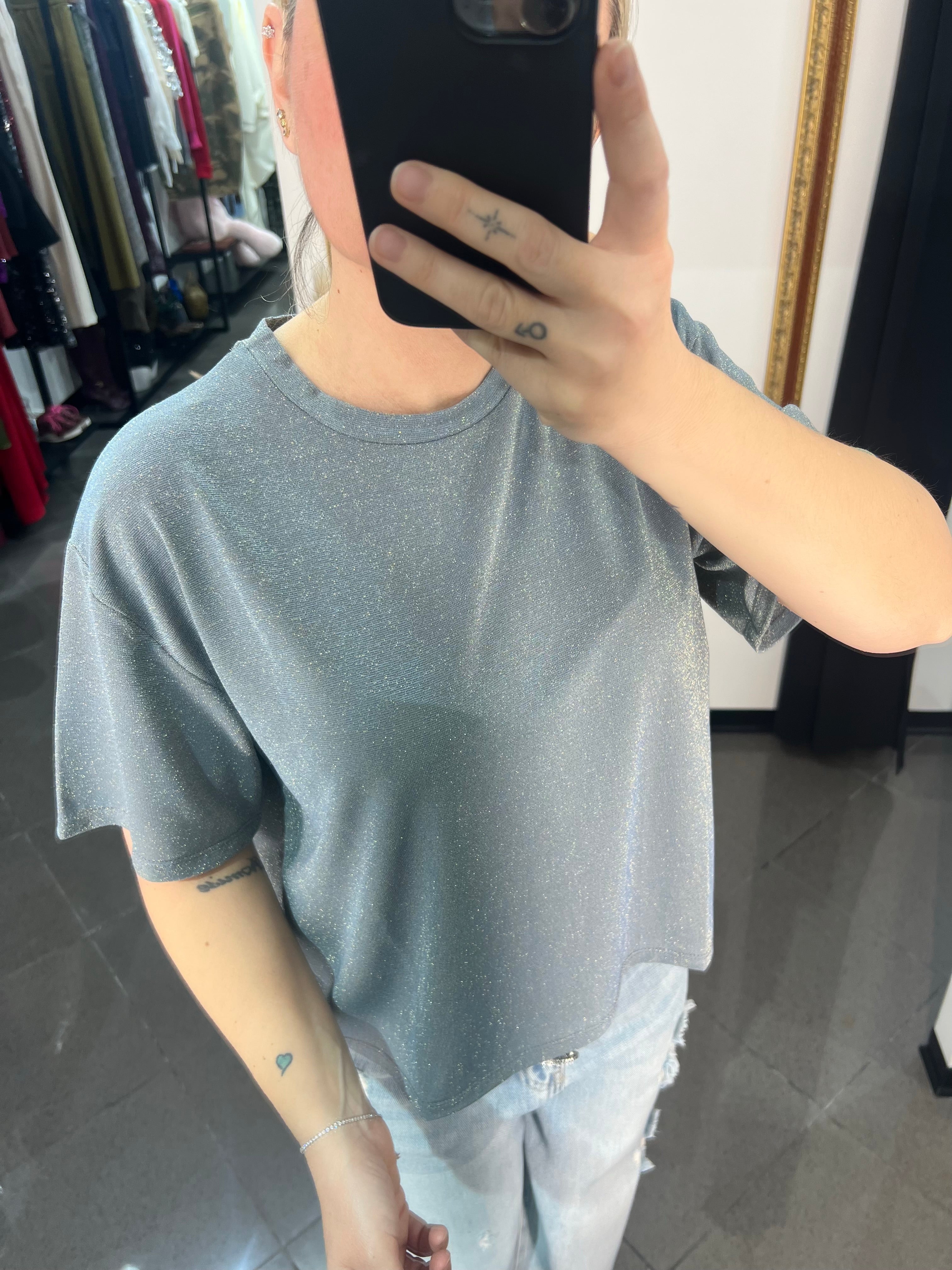 T-shirt Lurex Kontatto