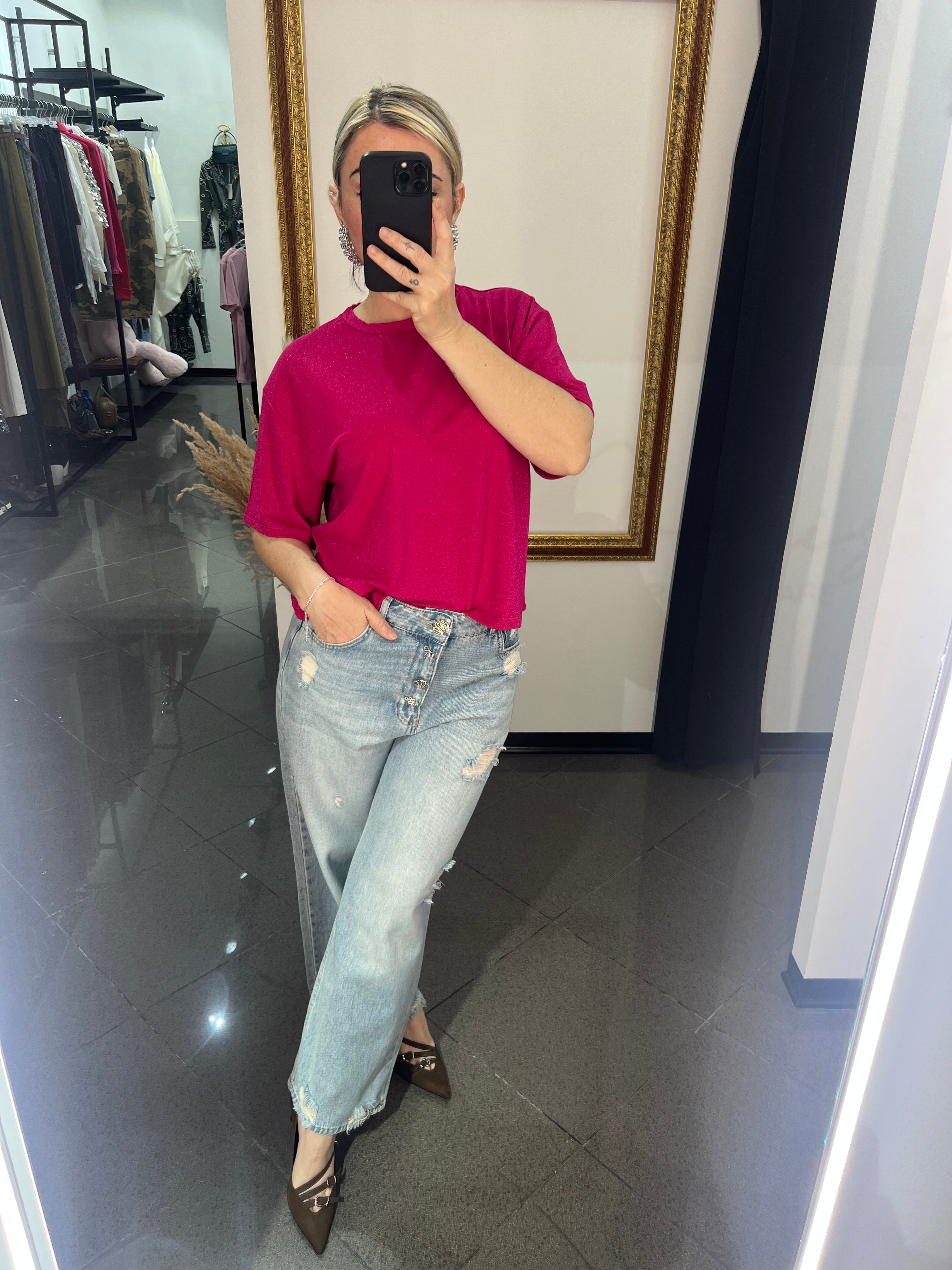 T-shirt Lurex Kontatto