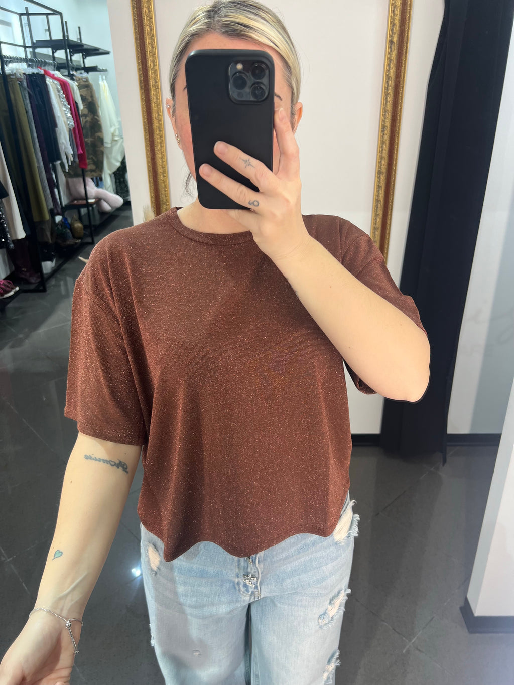 T-shirt Lurex Kontatto