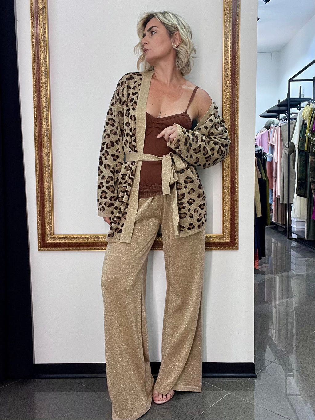 Cardigan Maculato Kontatto