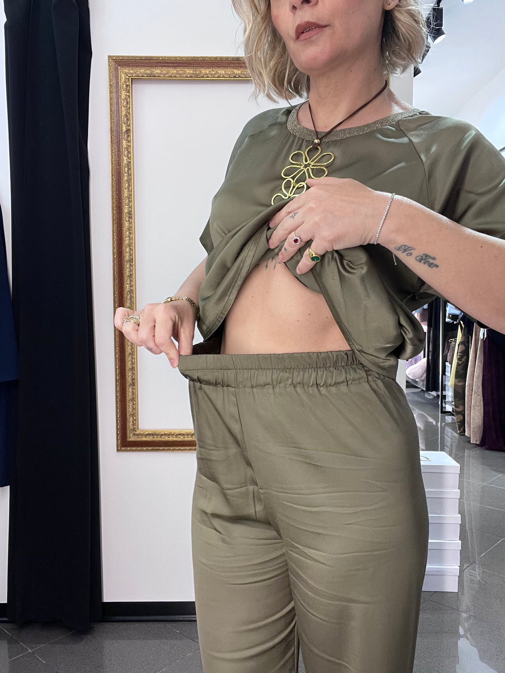 Pantalone Satin Emyo