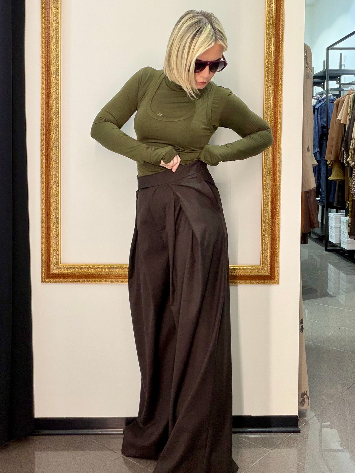 Pantalone Pieghe Kostumn