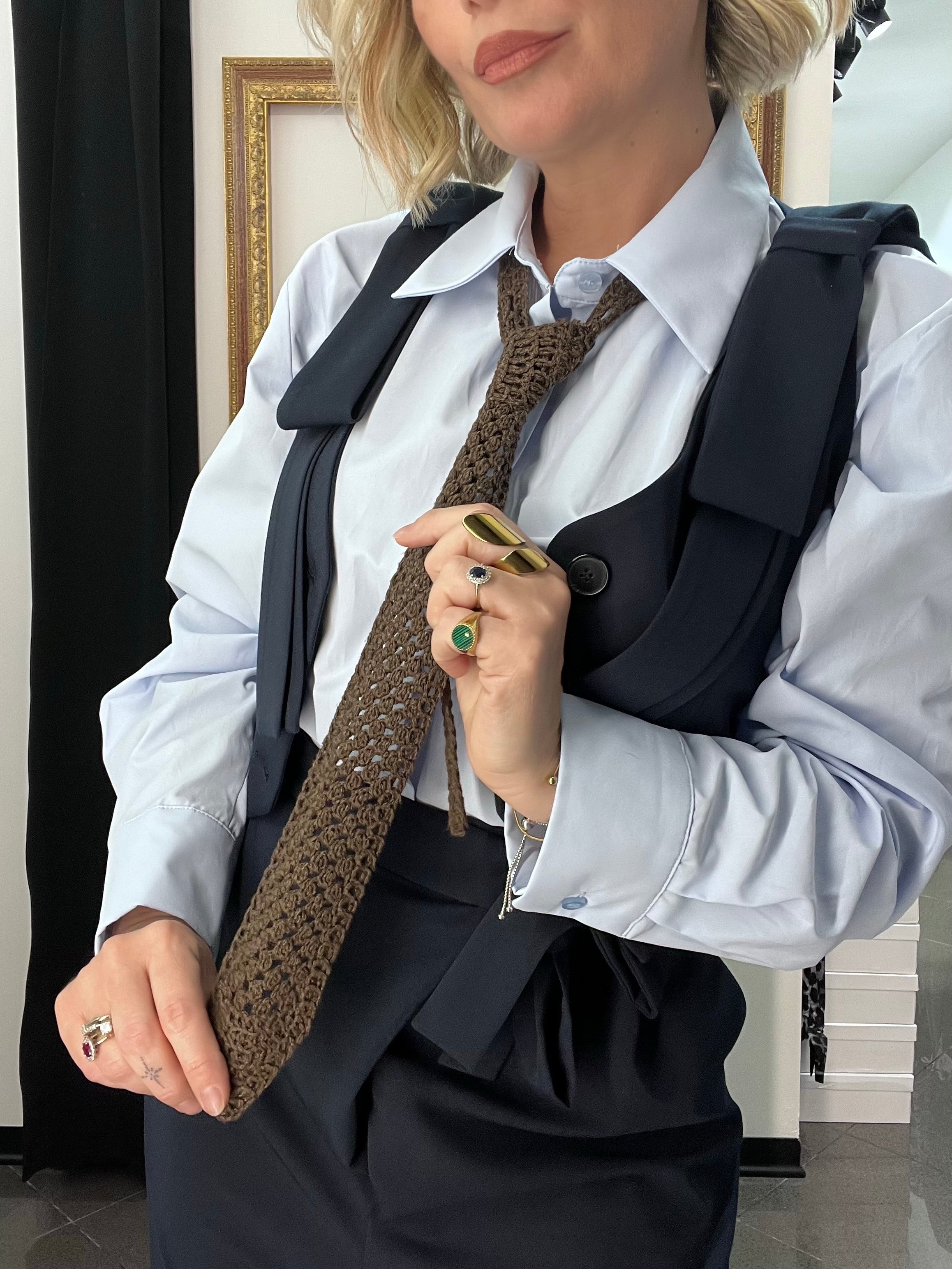 Camicia Cravatta Haveone
