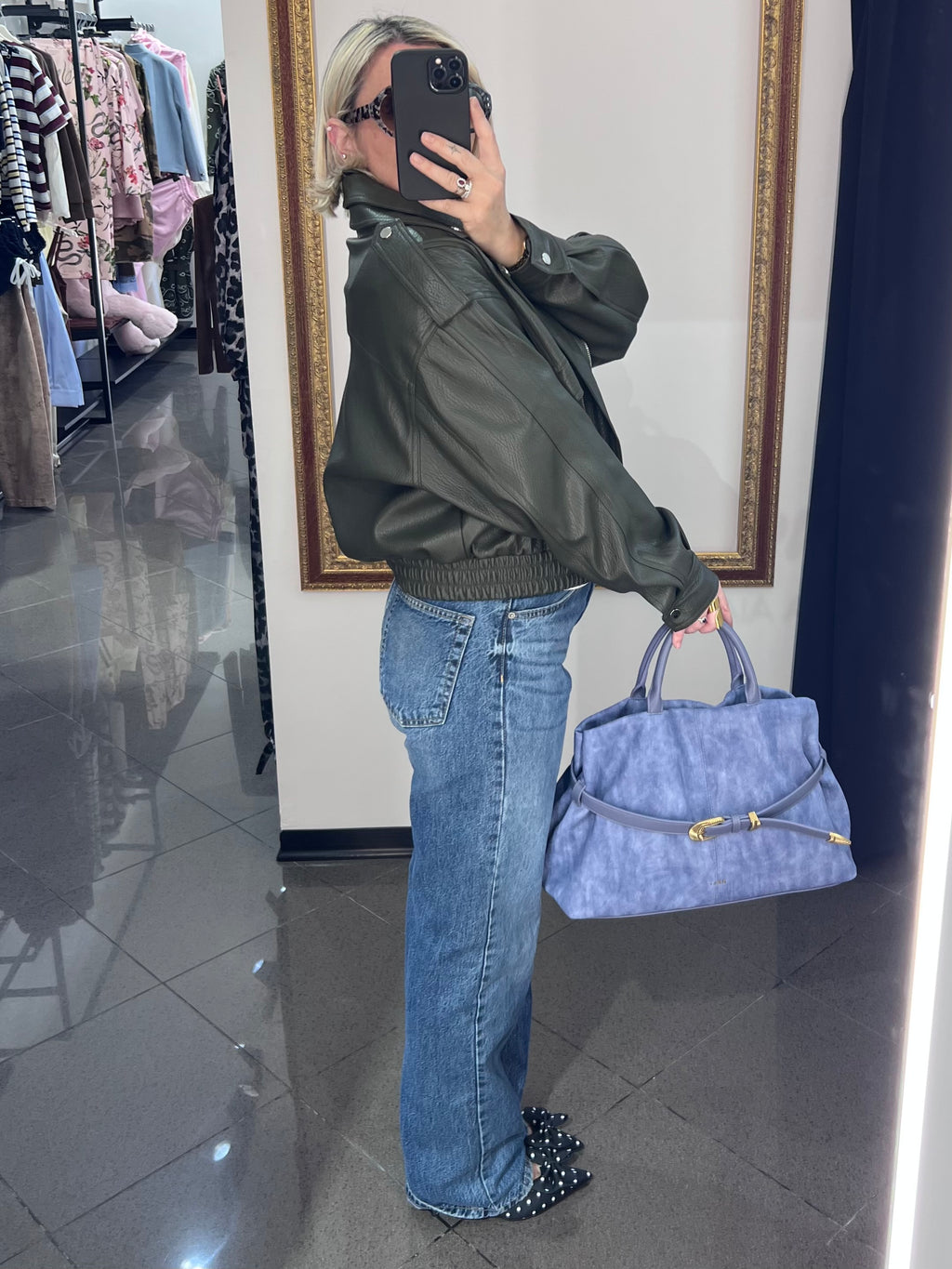 Bomber Ecopelle Kontatto
