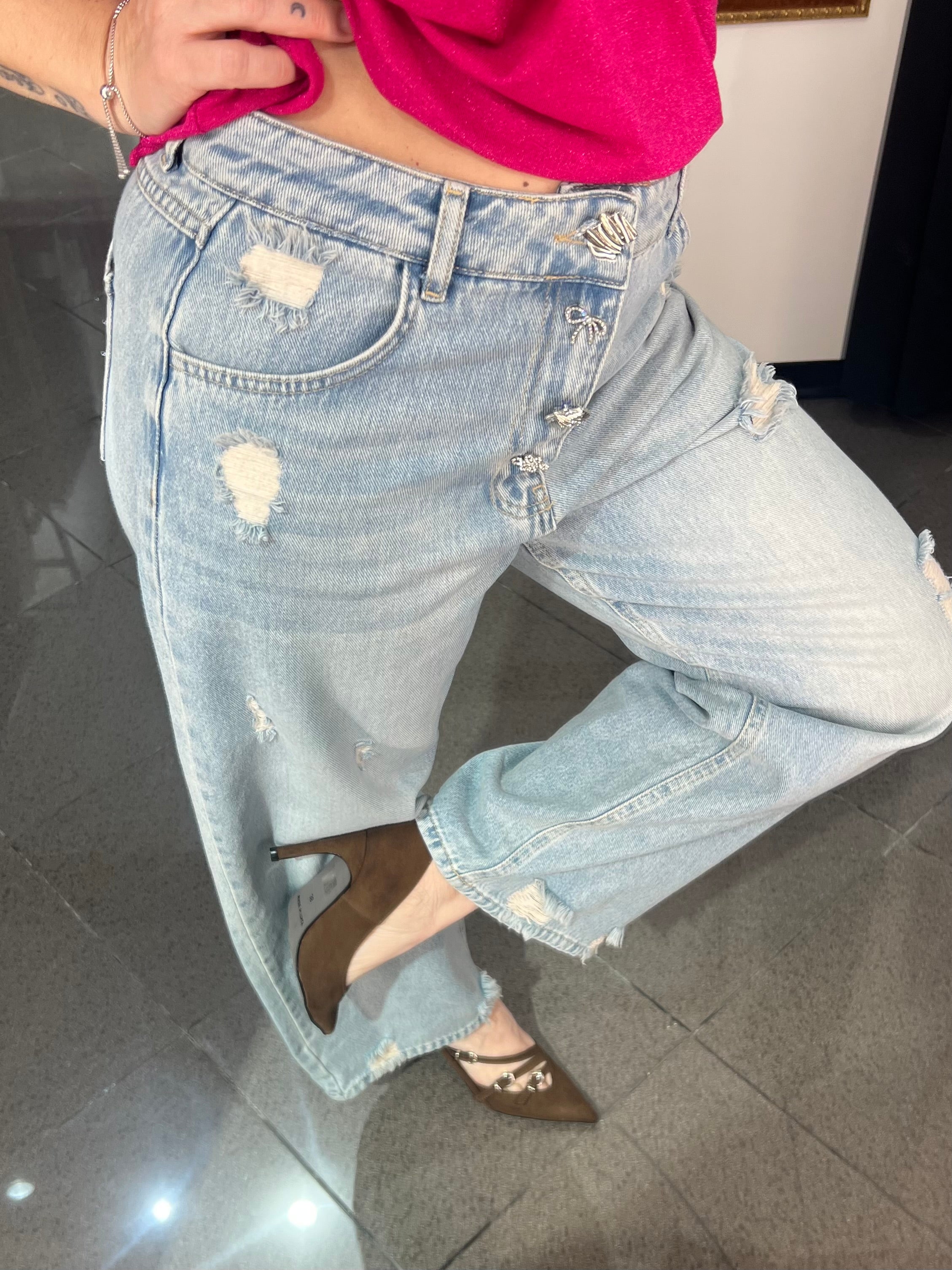 Denim Bottoni Kontatto