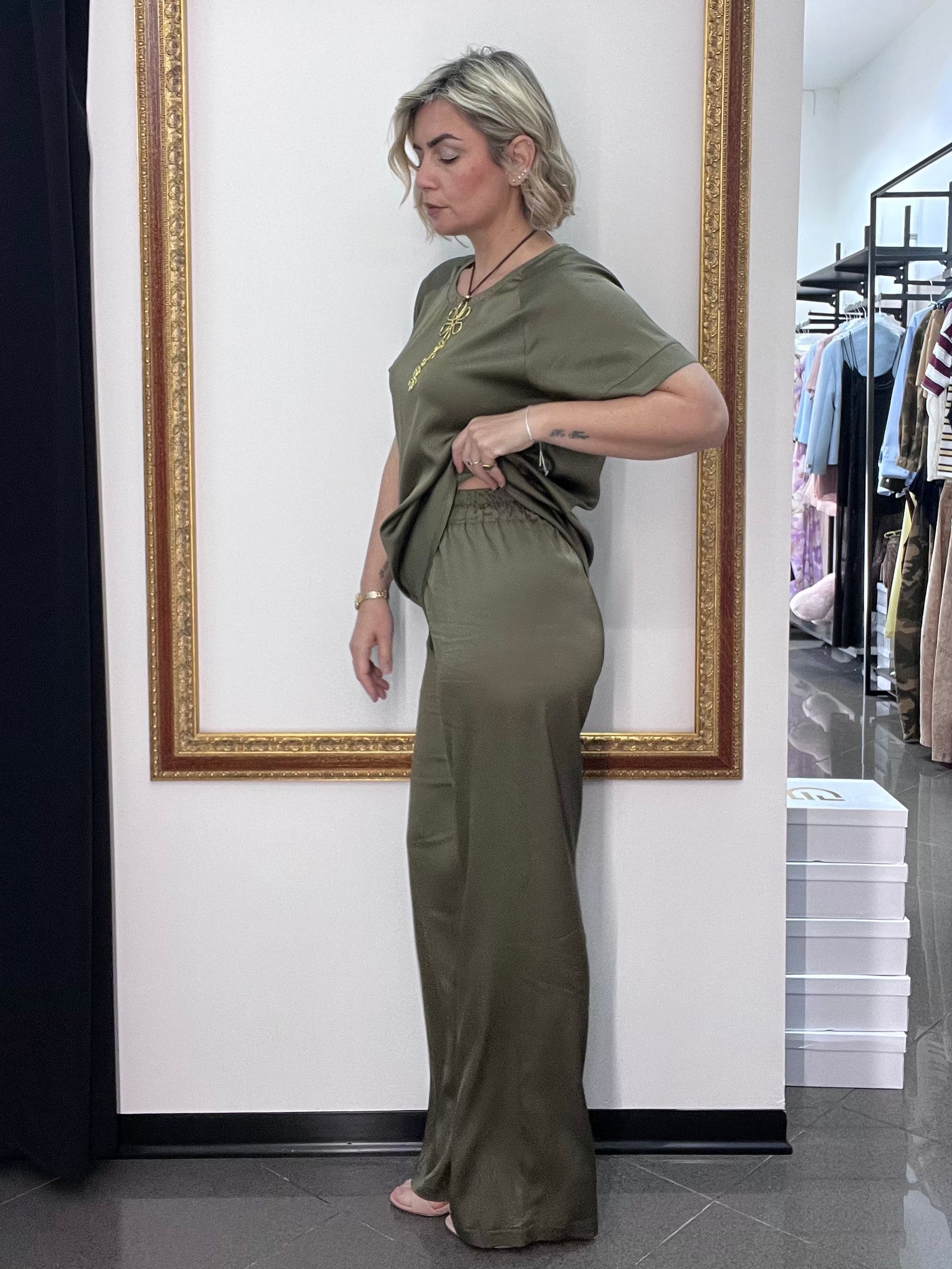 Pantalone Satin Emyo