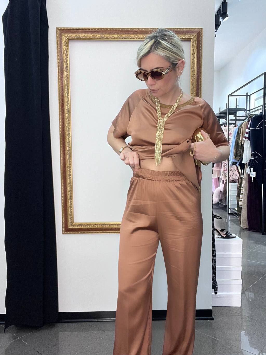 Pantalone Satin Emyo