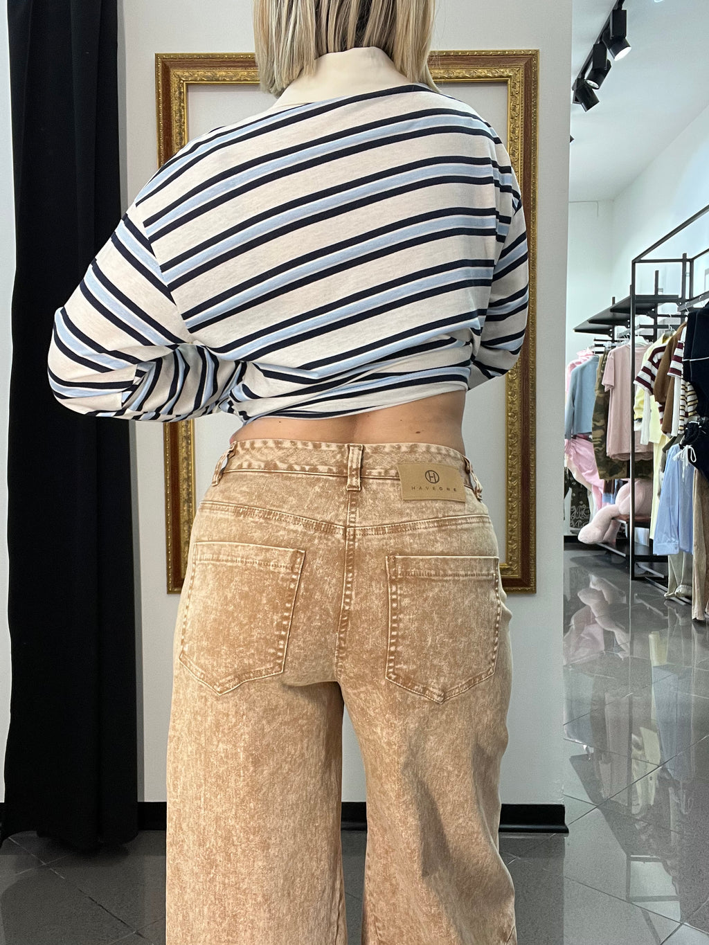 Jeans Marmorizzato Haveone