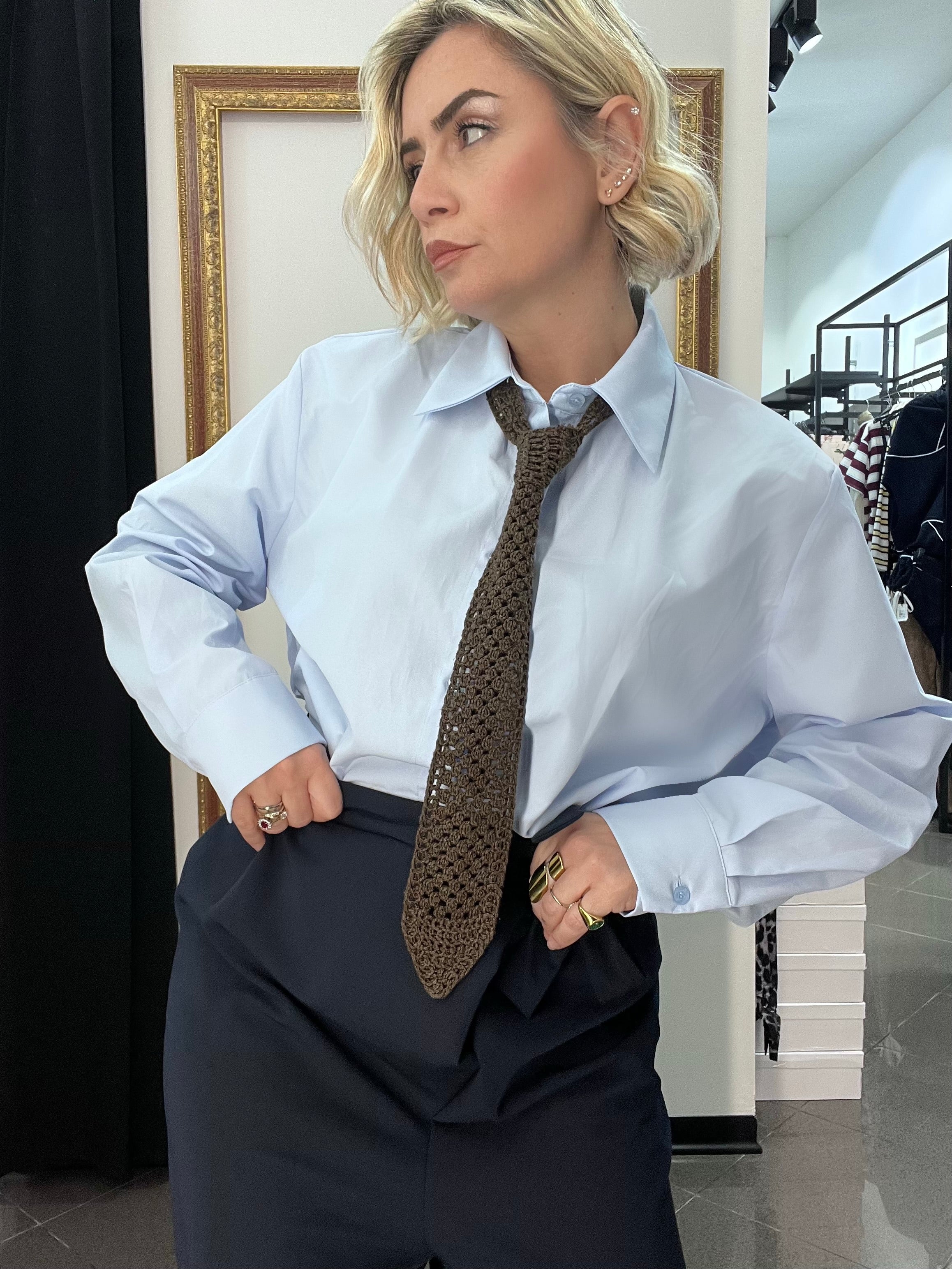 Camicia Cravatta Haveone