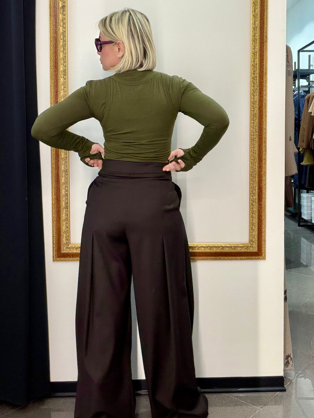 Pantalone Pieghe Kostumn