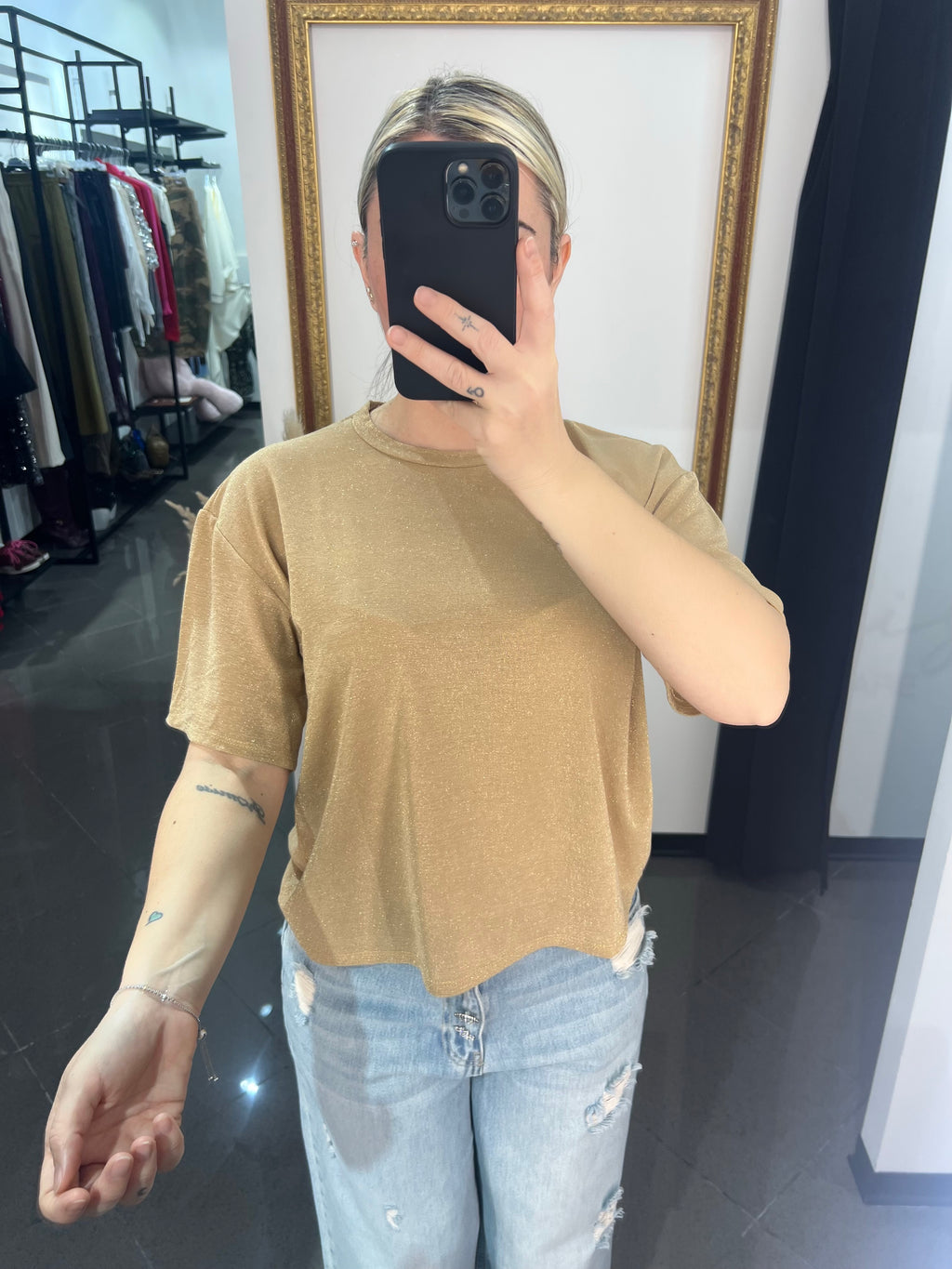 T-shirt Lurex Kontatto