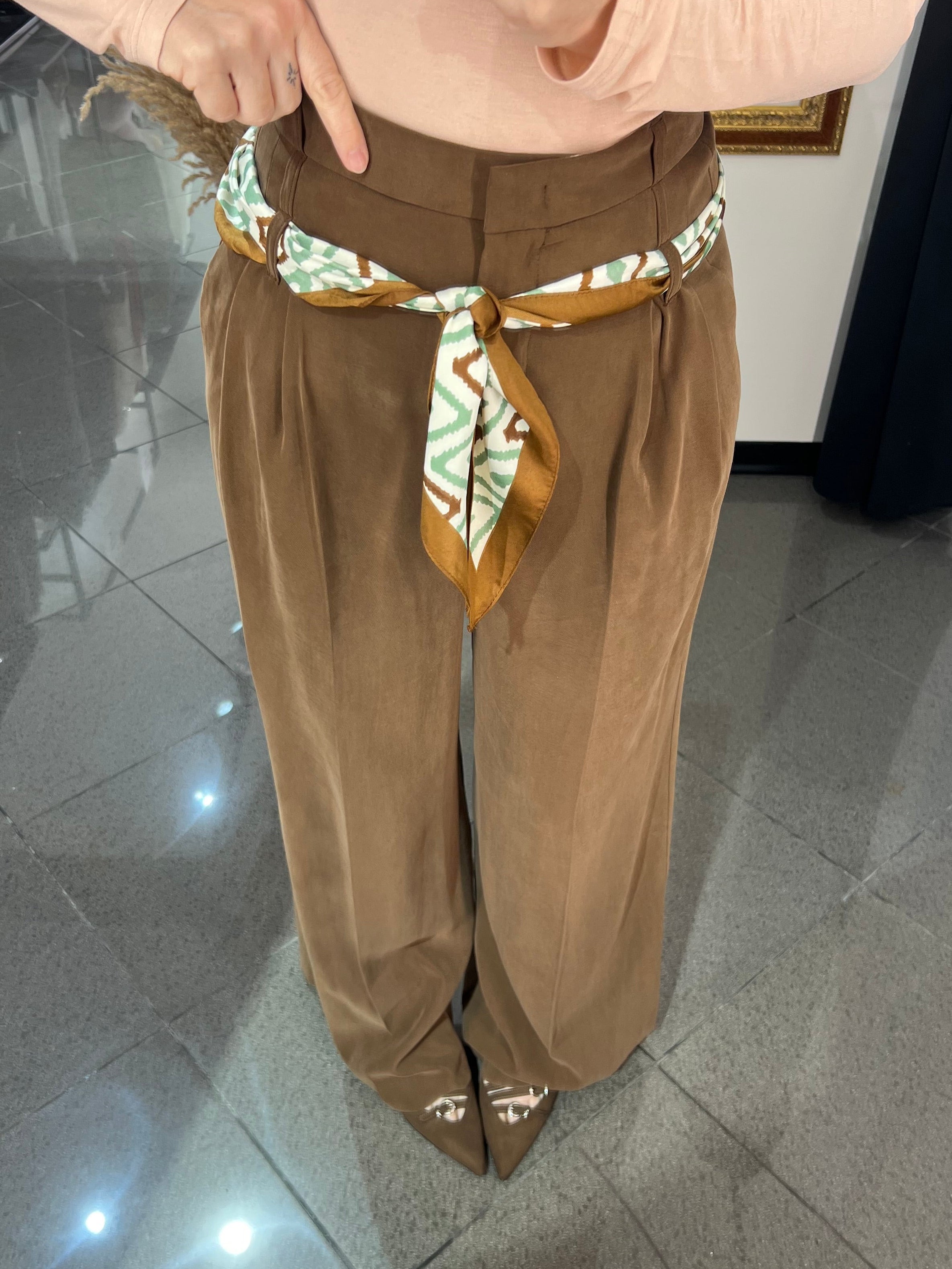 Pantalone Vita Alta Kontatto