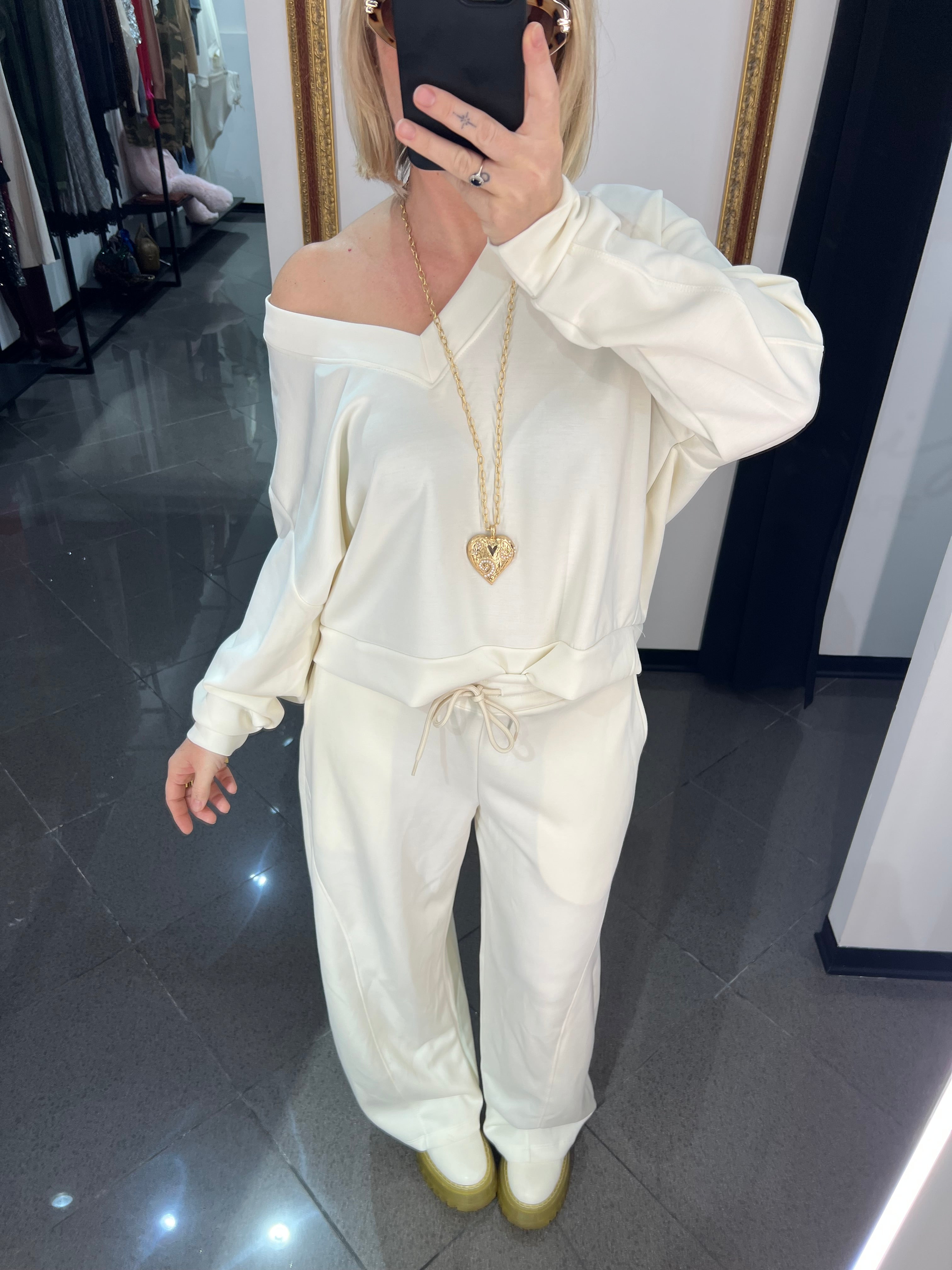 Blusa Scollo V Kontatto