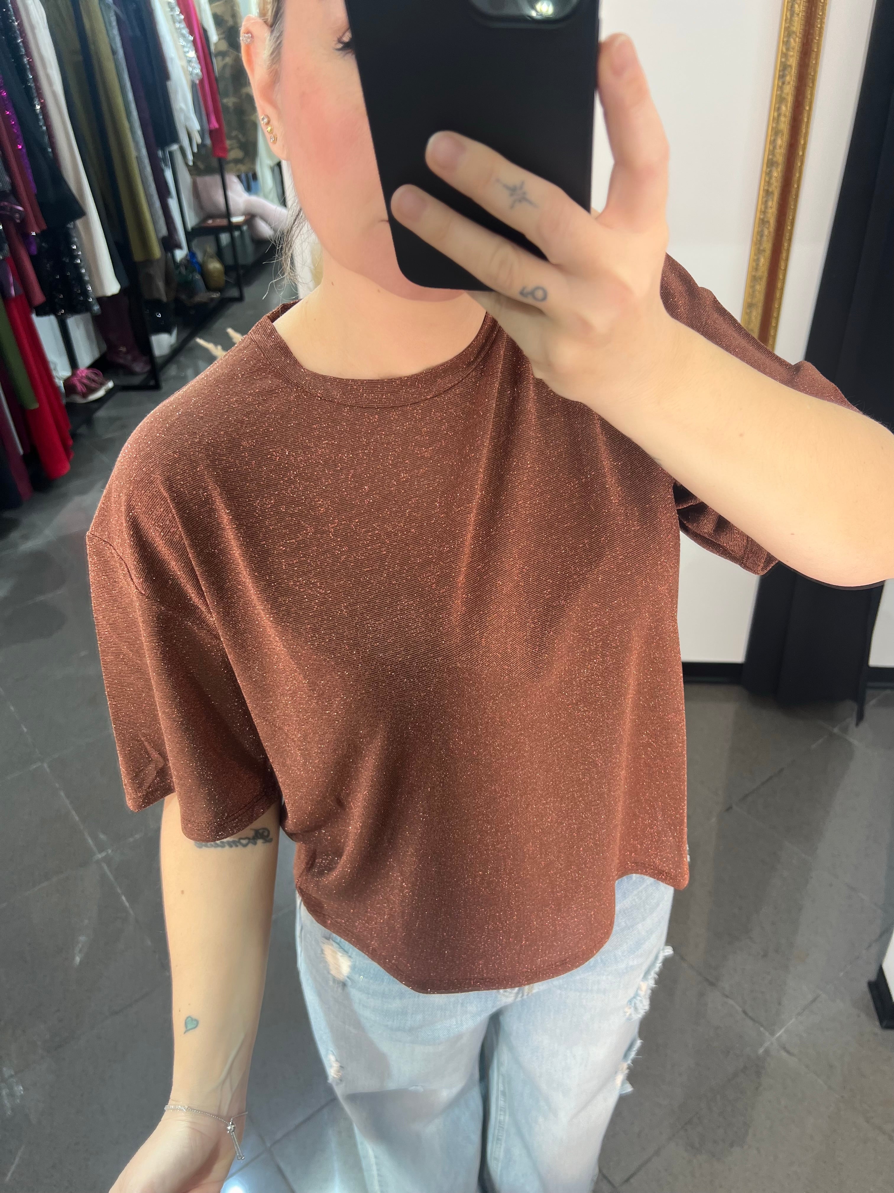 T-shirt Lurex Kontatto