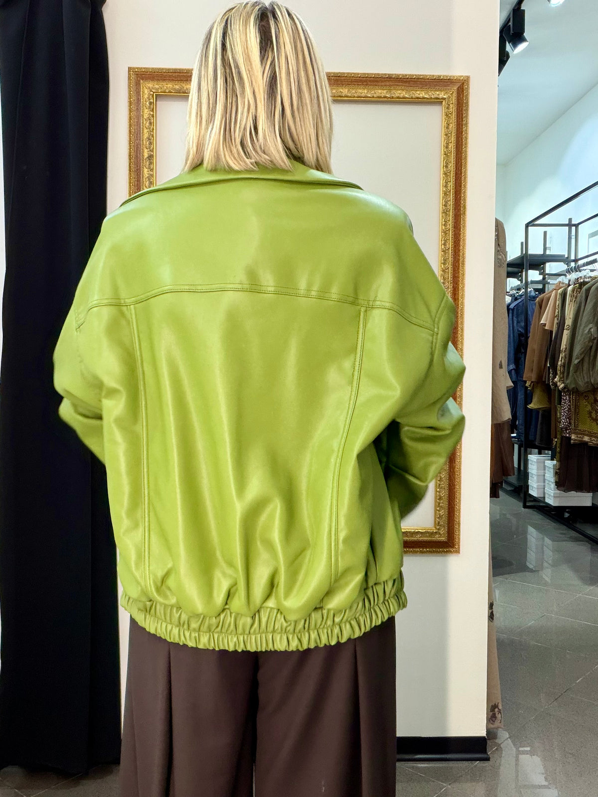 Bomber Pelle Kostumn