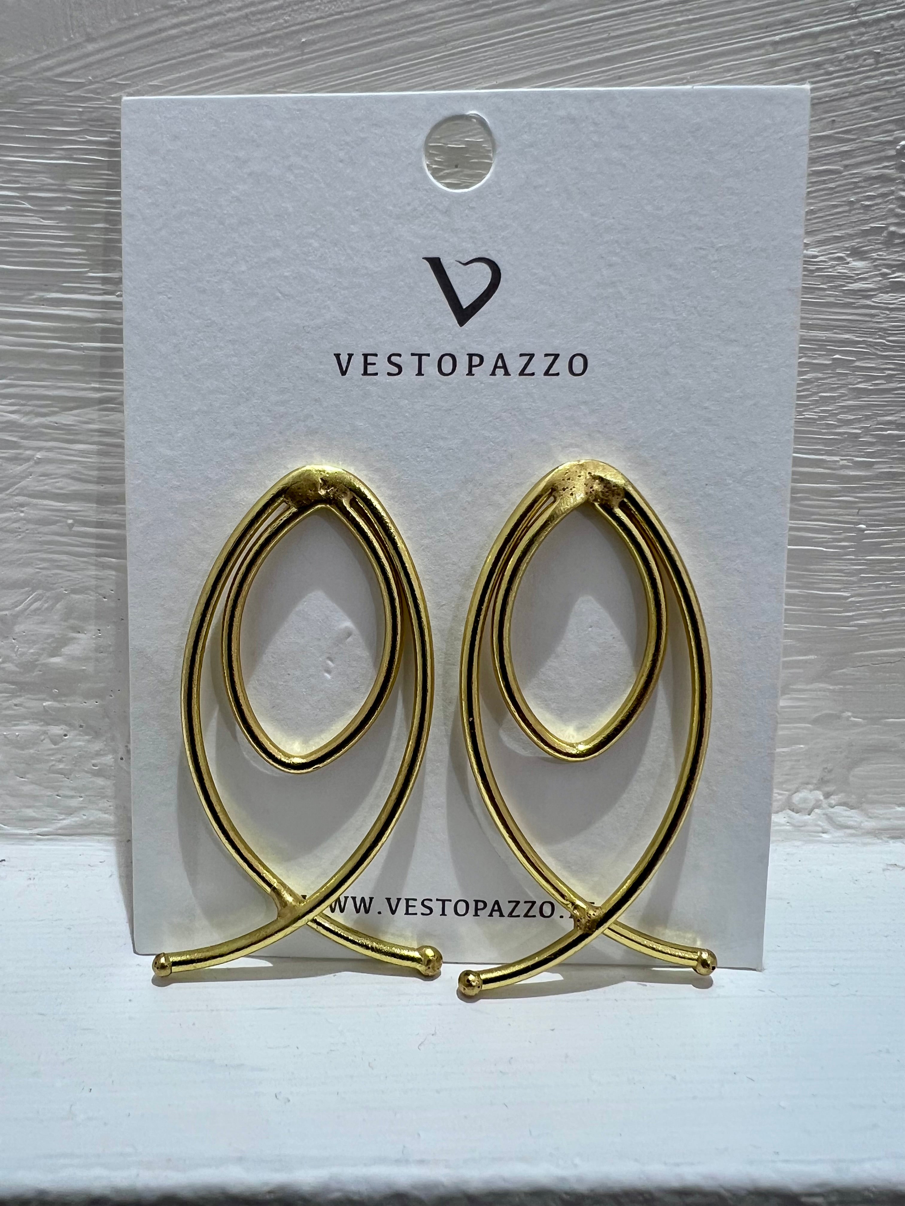 Orecchini Pesce Vesto Pazzo