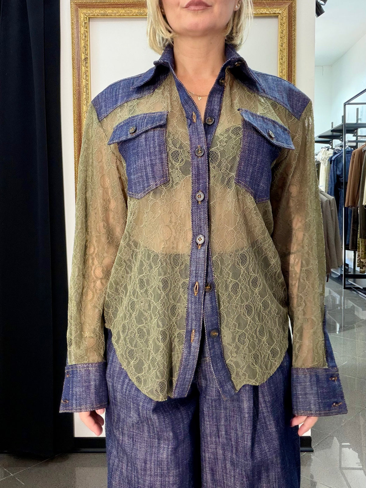 Camicia Pizzo Kikisix