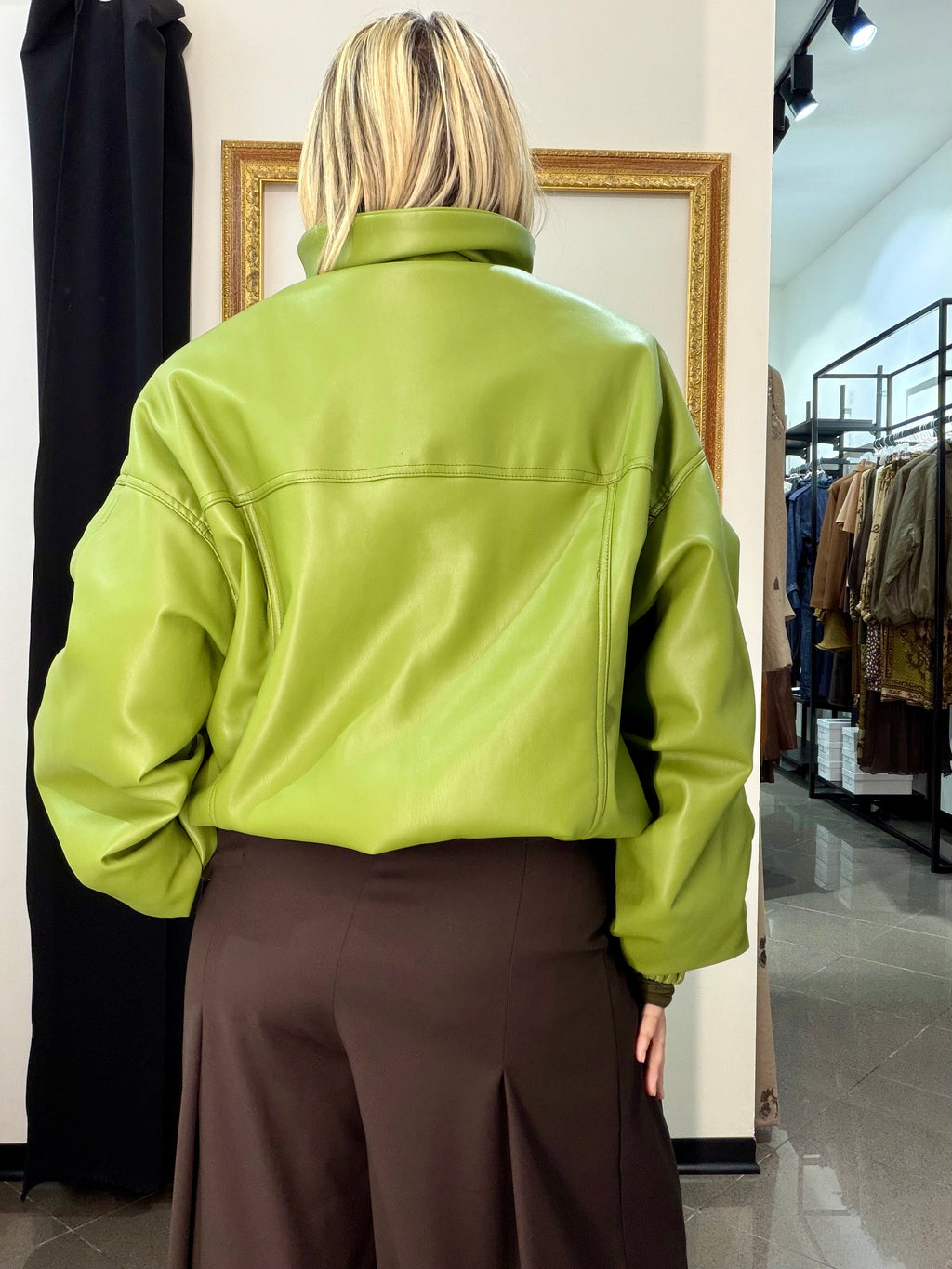 Bomber Pelle Kostumn