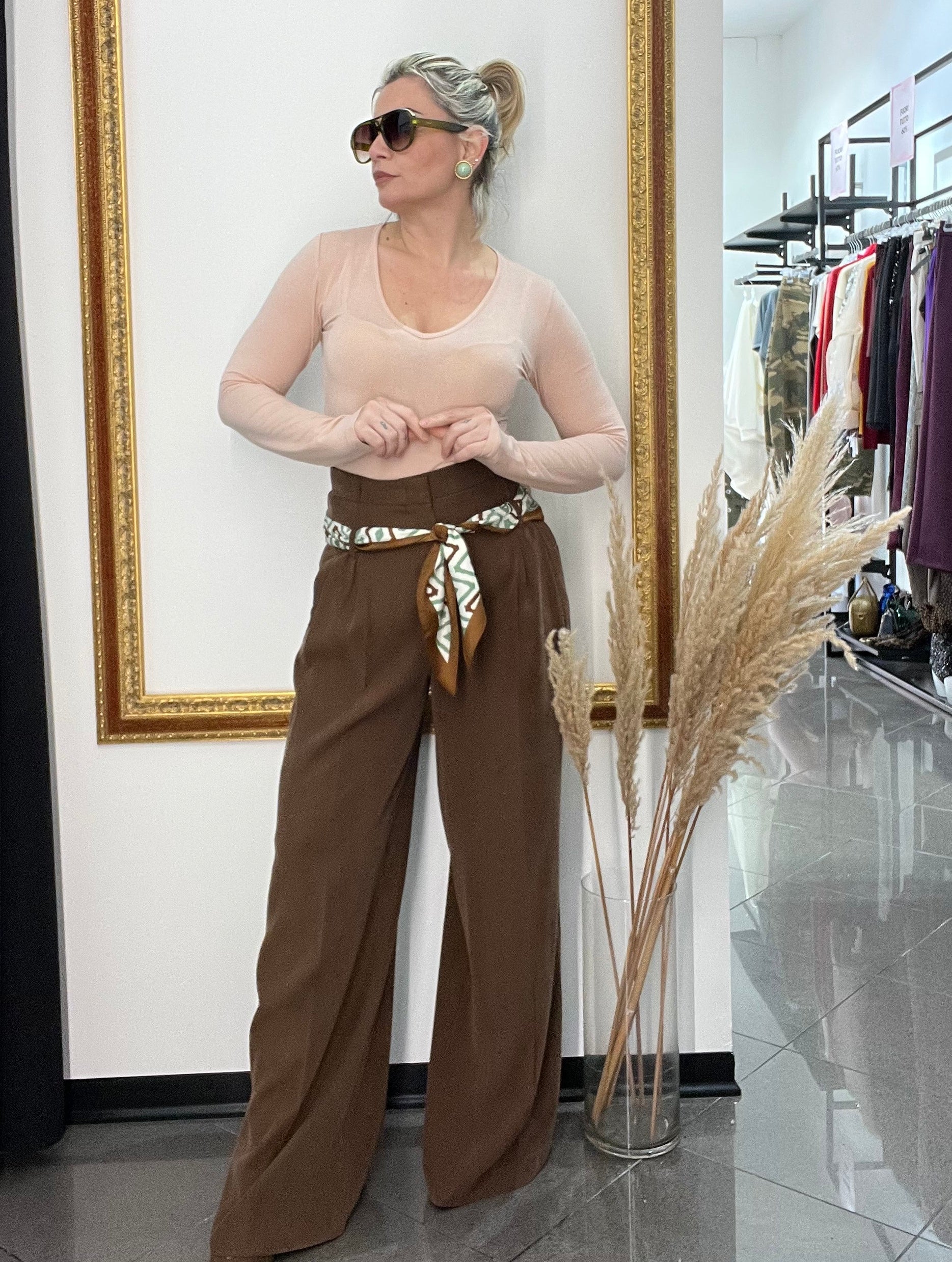 Pantalone Vita Alta Kontatto