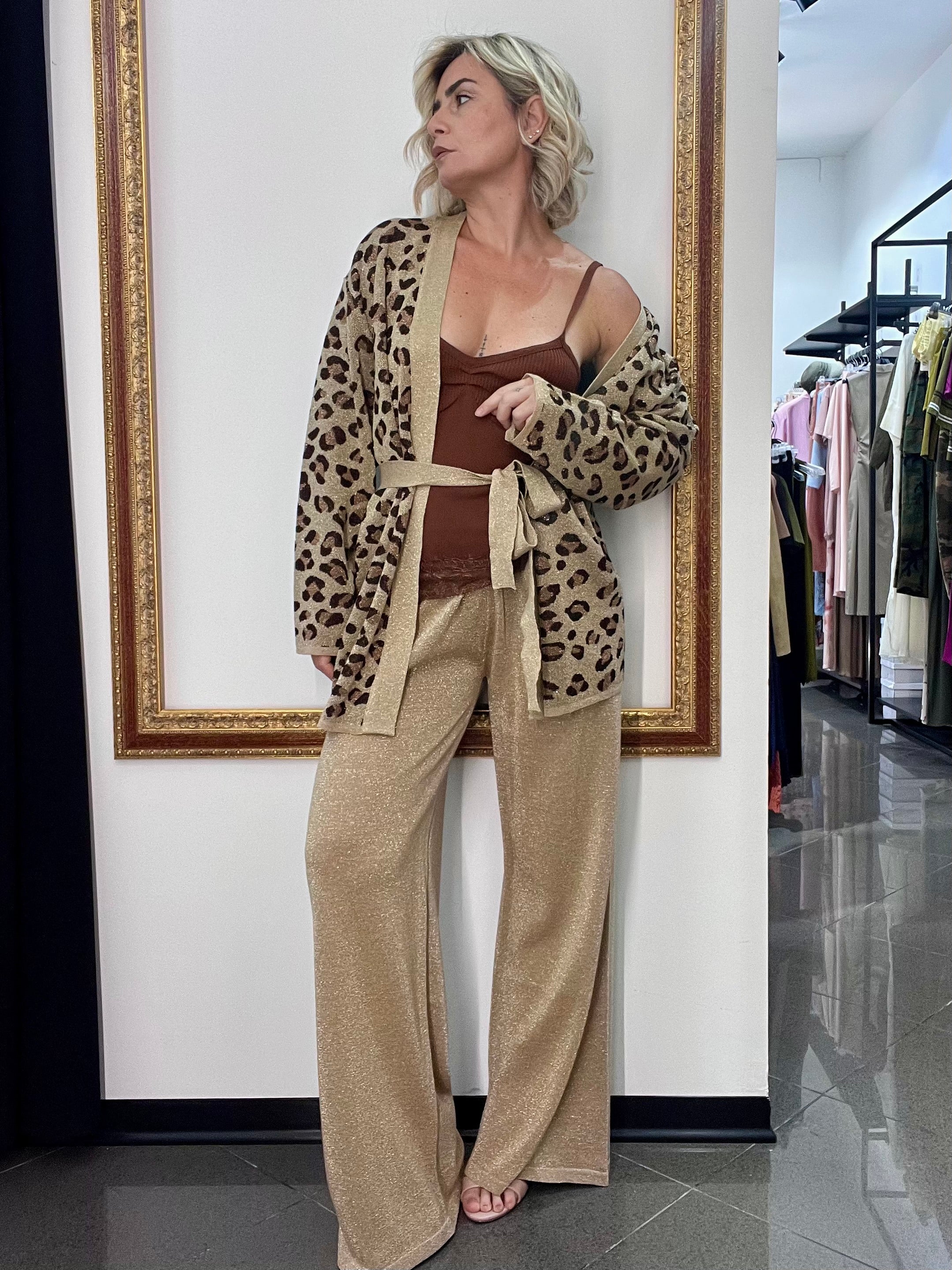 Pantalone Lurex Kontatto