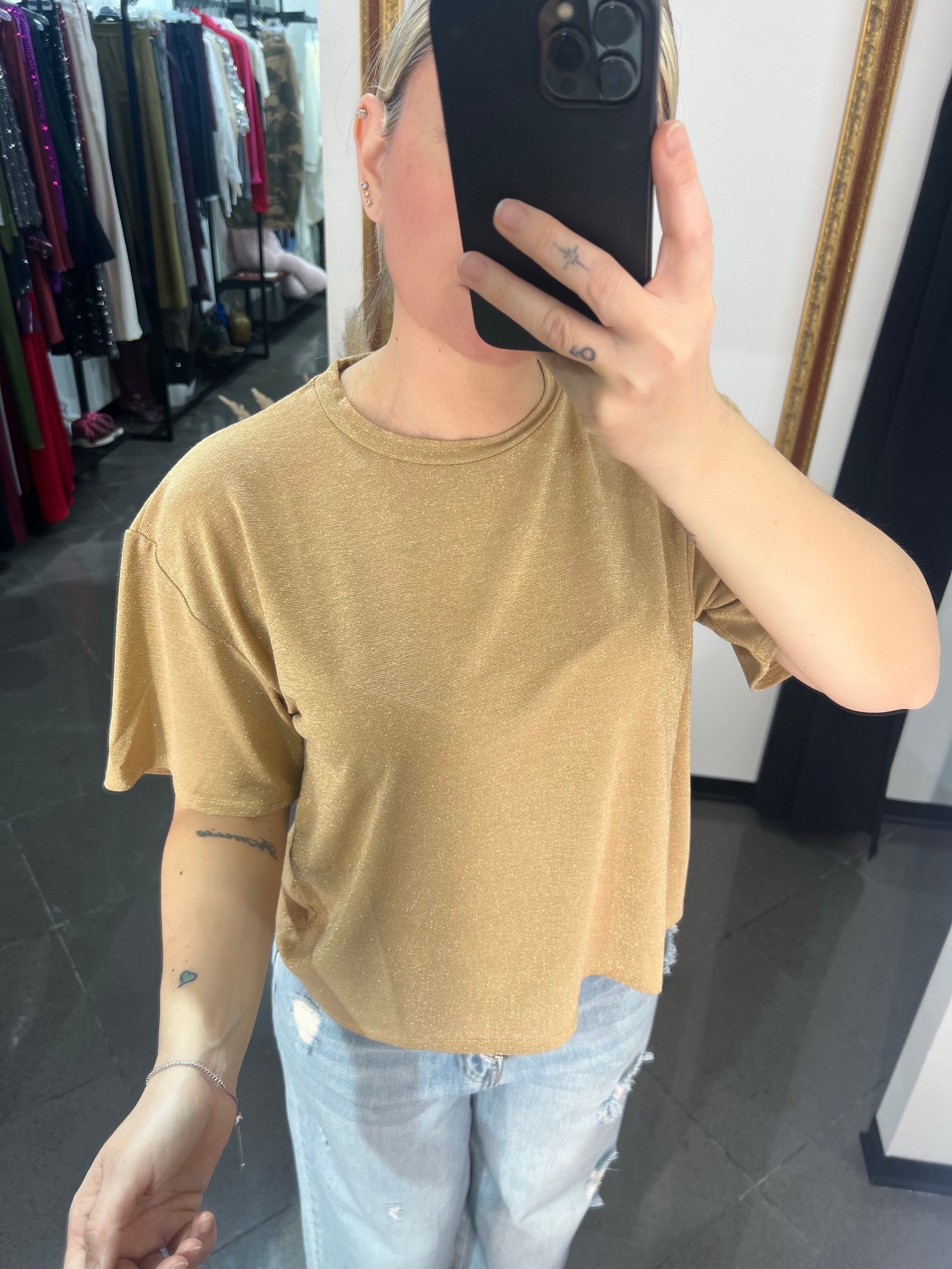 T-shirt Lurex Kontatto