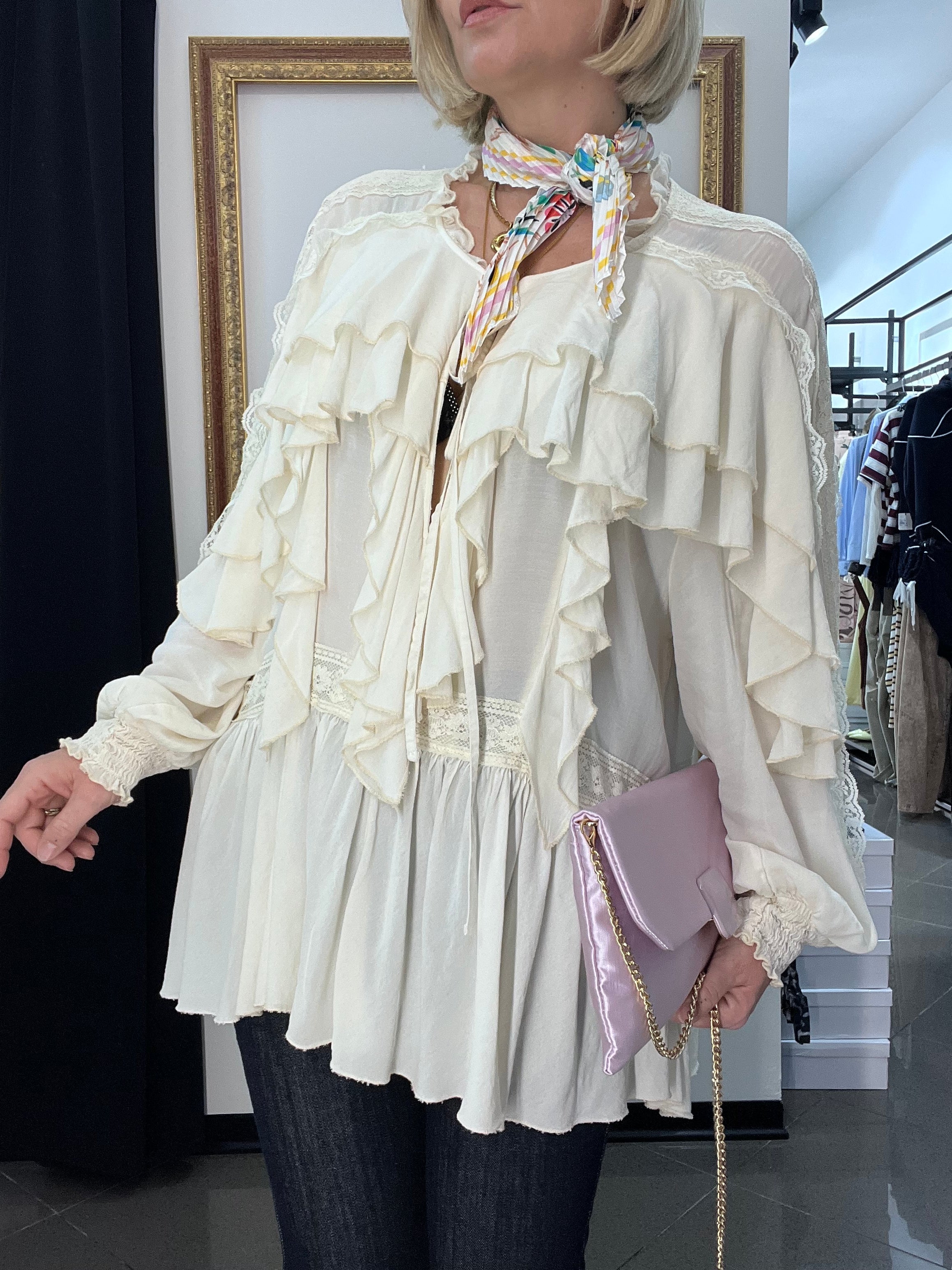 Blusa Rouches Kontatto