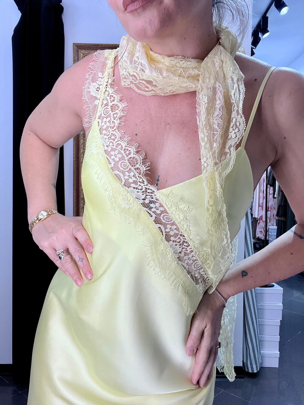 Sottoveste Pizzo Kontatto
