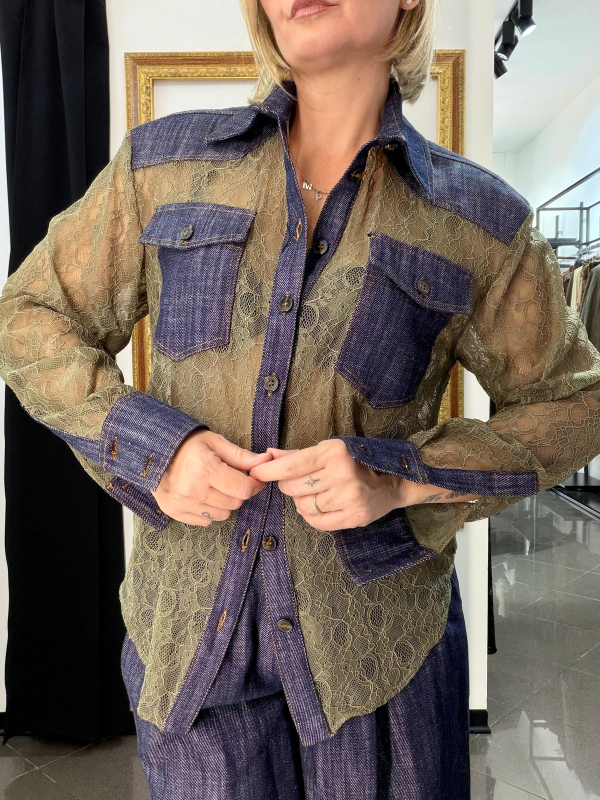 Camicia Pizzo Kikisix