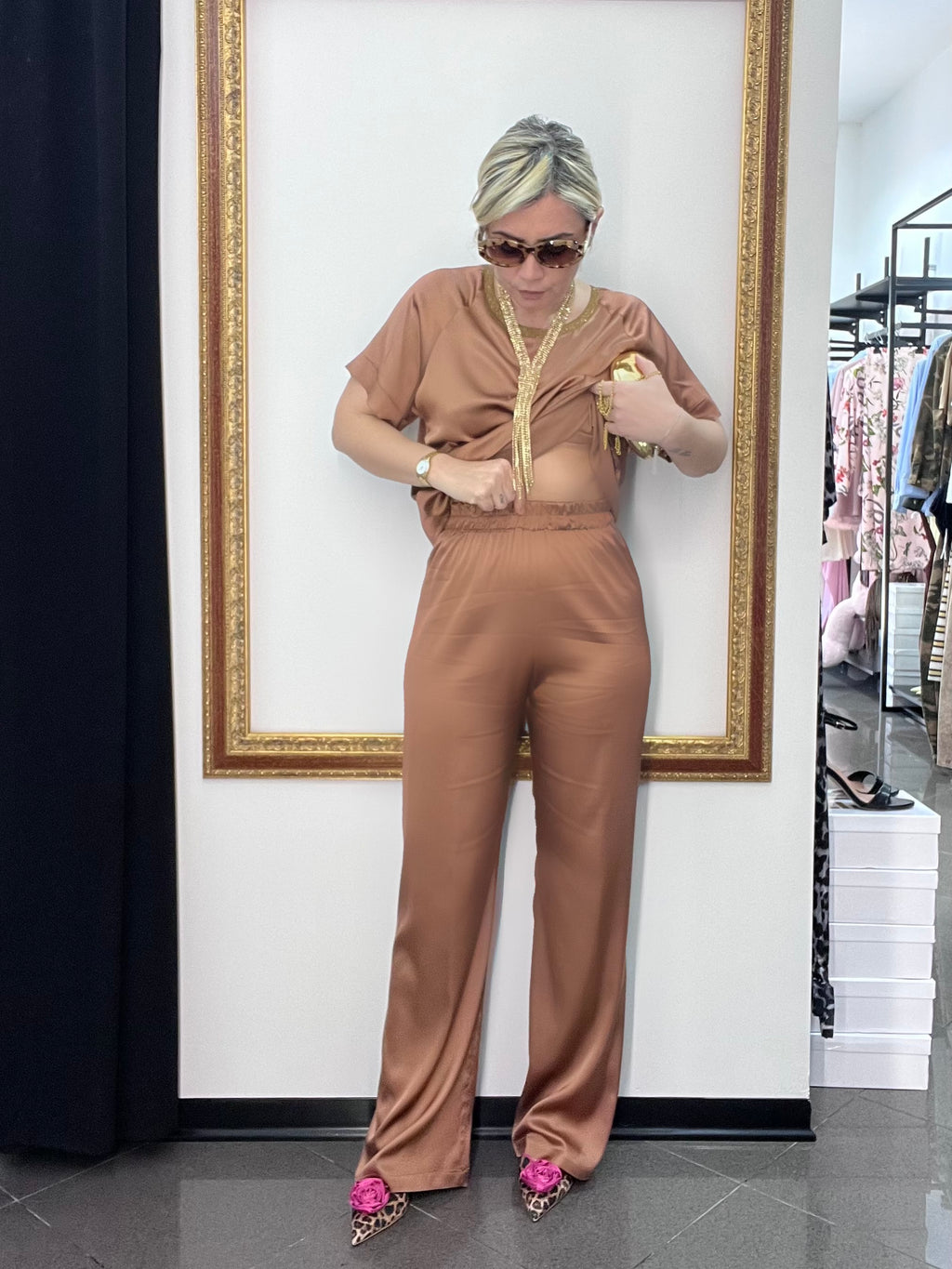 Pantalone Satin Emyo