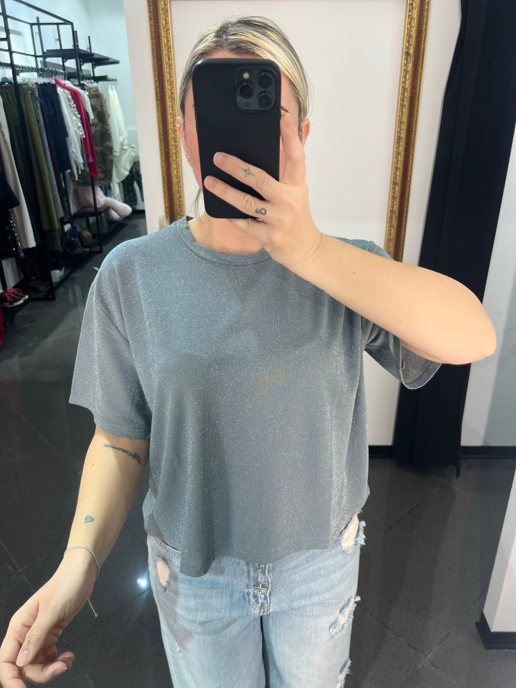 T-shirt Lurex Kontatto