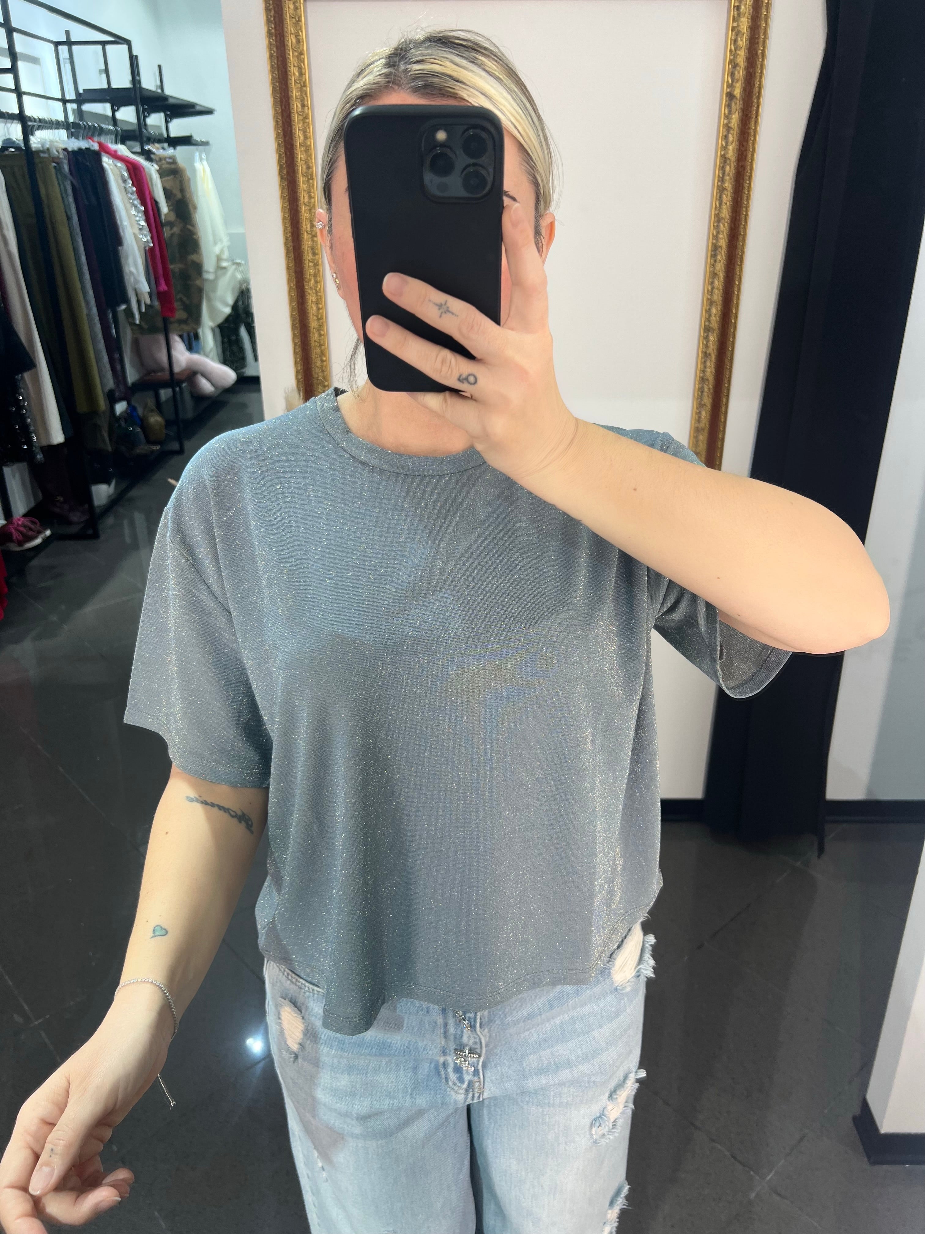 T-shirt Lurex Kontatto