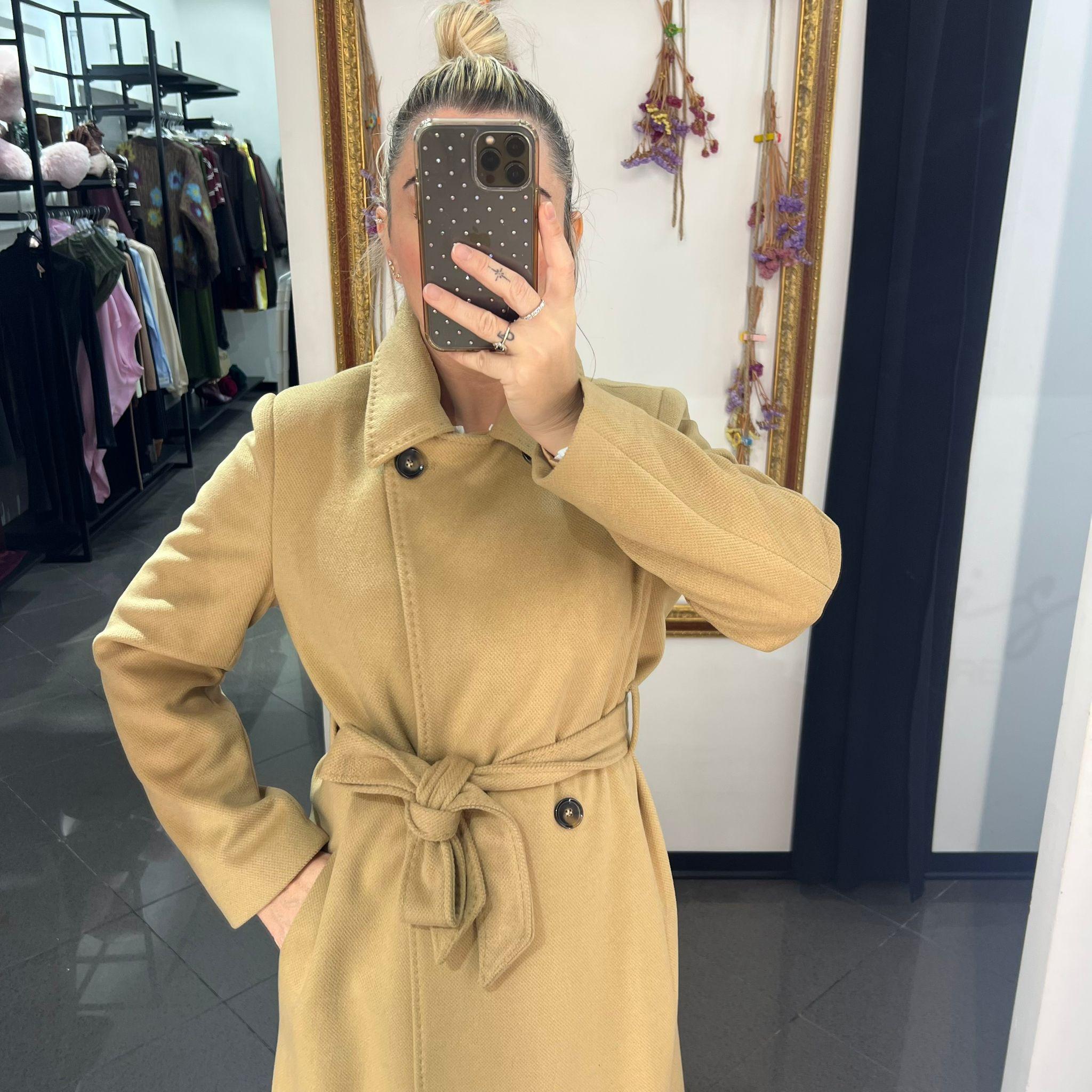 Cappotto Cammello Elmas Phil