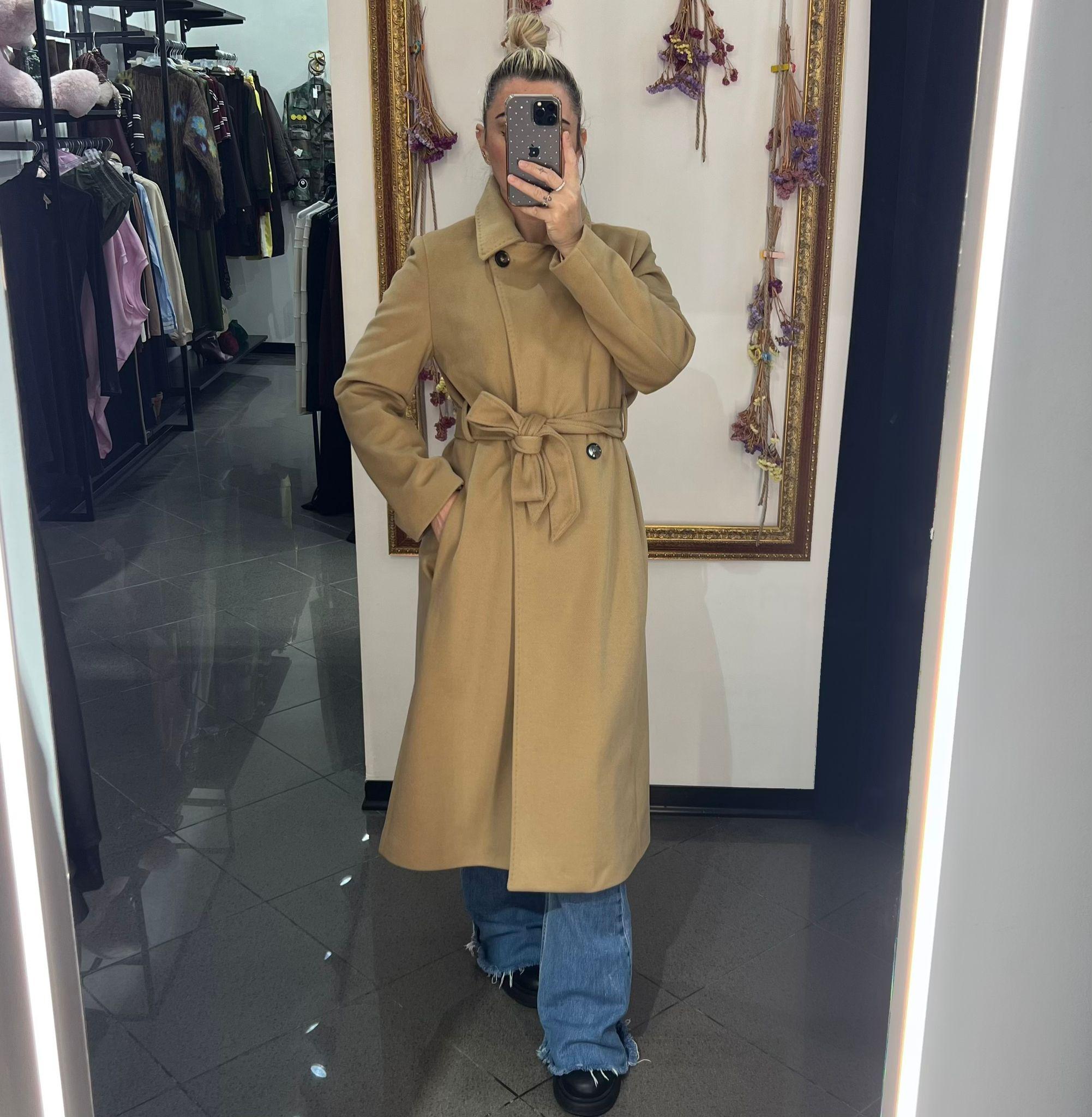 Cappotto Cammello Elmas Phil